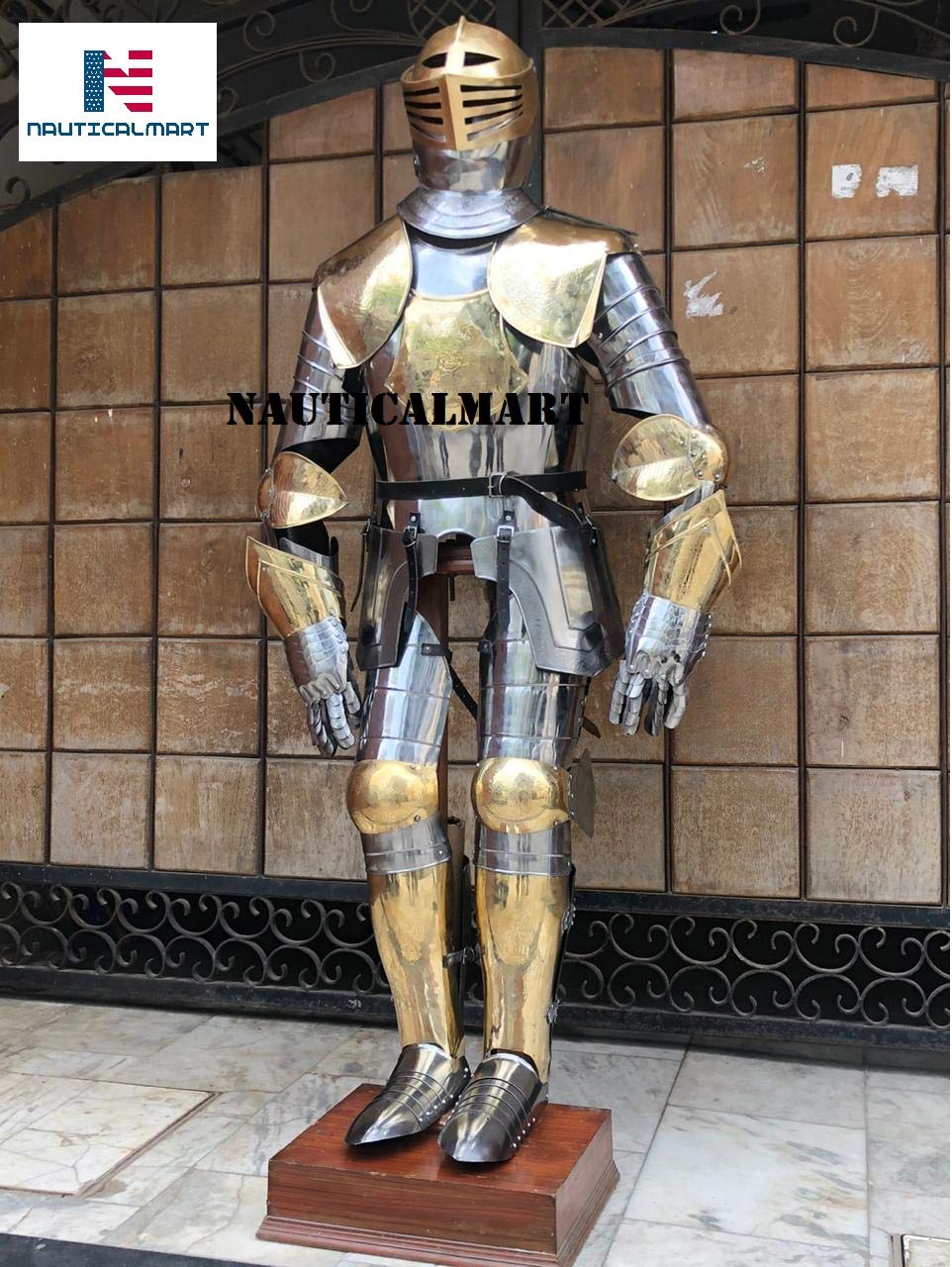 Nautical-Mart Medieval Spanish Suit Of Armor Knight Armor Costume Halloween Costume