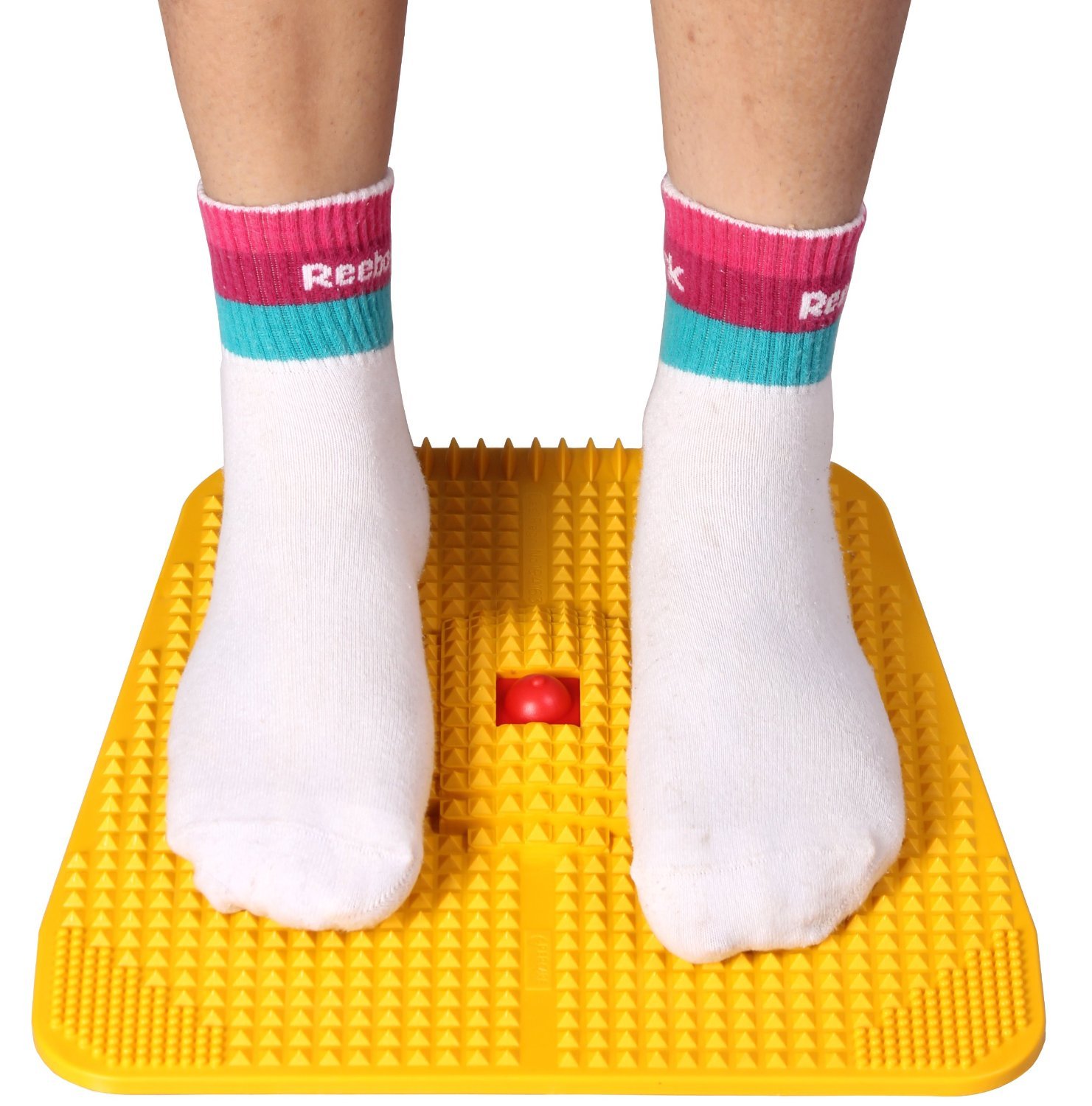 Super India Store Acupressure Power Mat With Magnets & Pyramids For Pain Relief With 2 Wooden Face Massagers 4