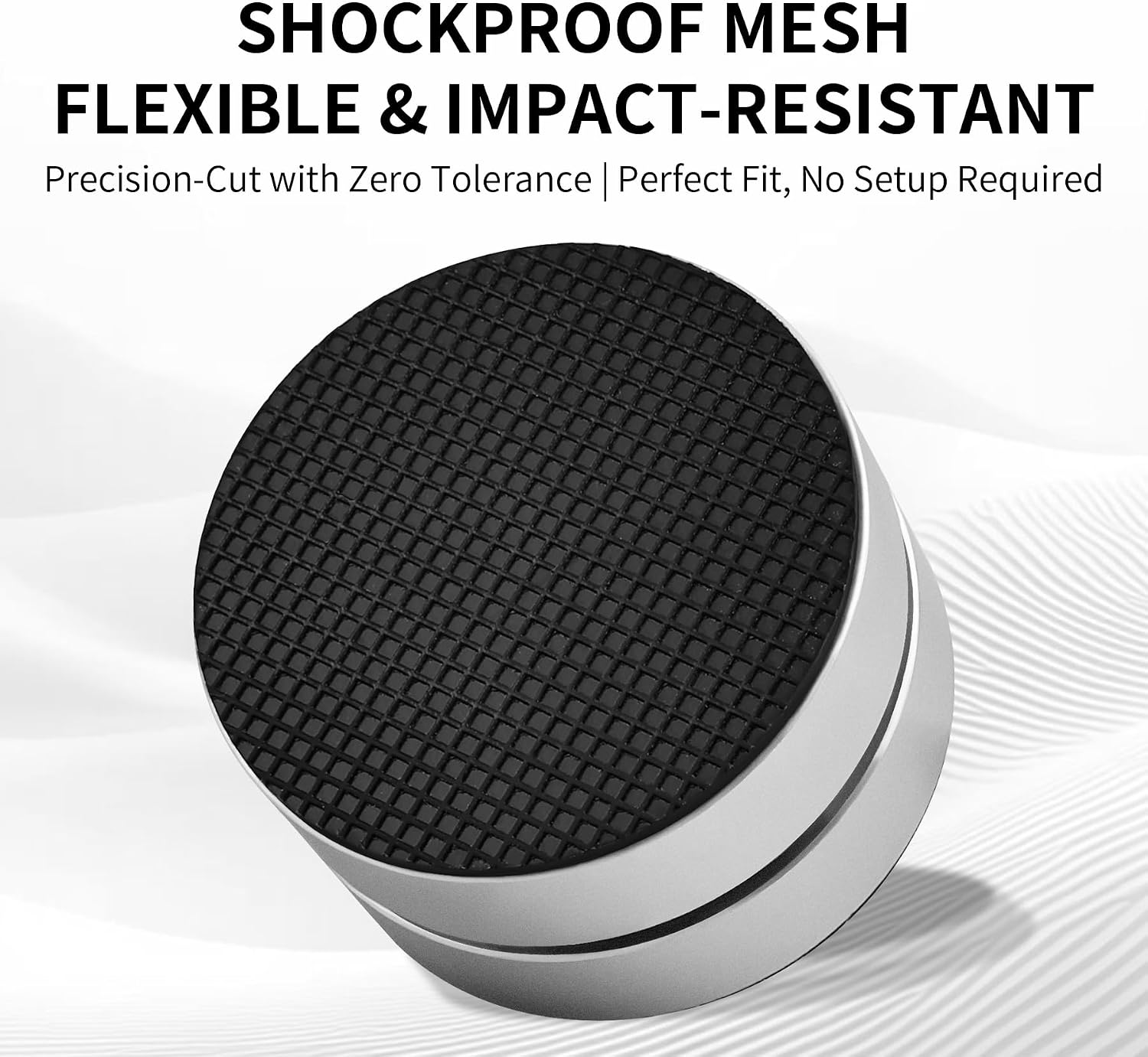 3-Point Isolation Feet for Speakers & Turntables, Brass and Aluminum Anti-Vibration Spikes for Audiophiles, Enhanced Sound Quality(Silver)