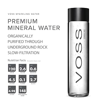 Voss Sparkling Water - 24 x 375 ml