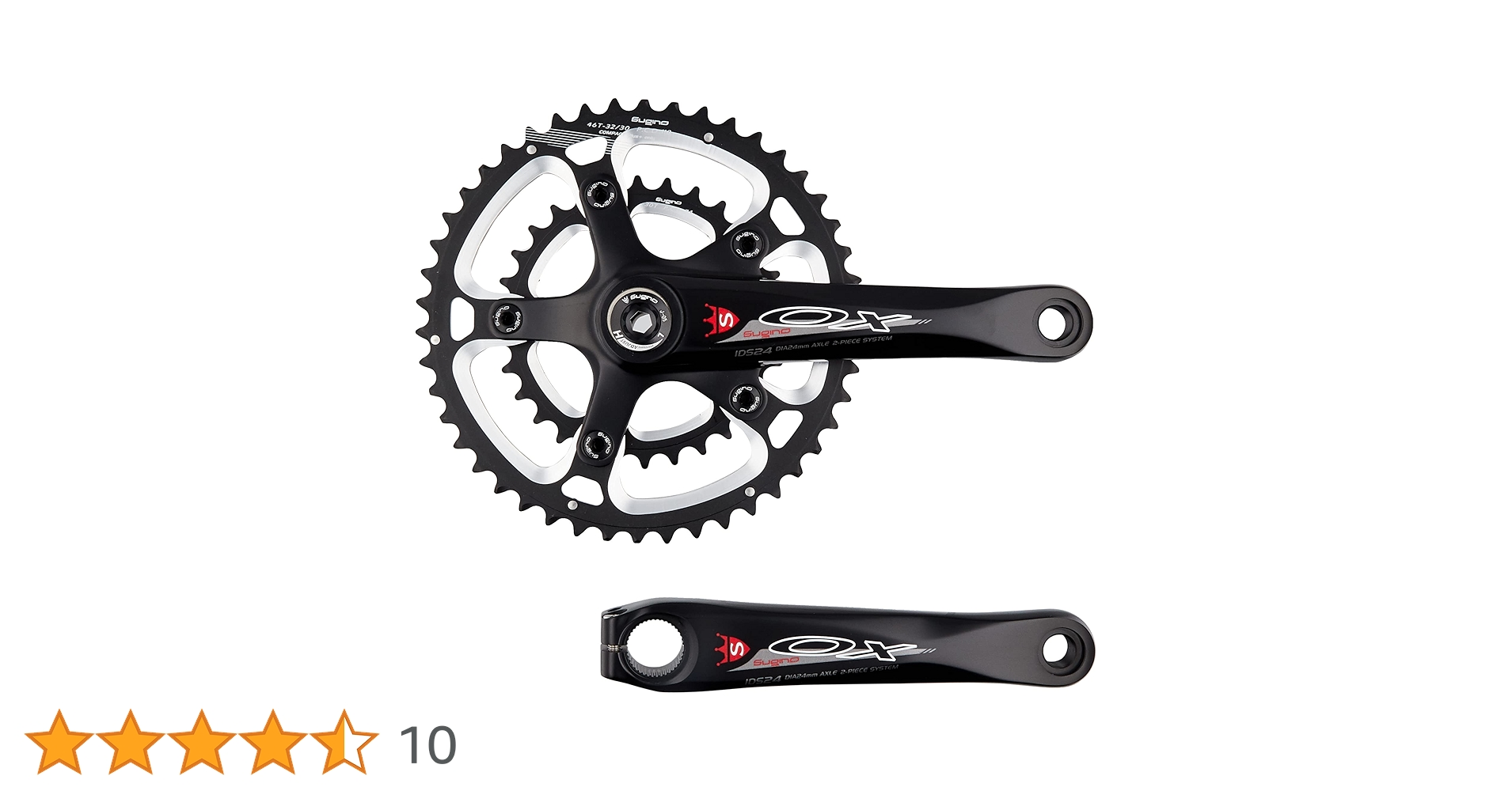 スギノSUGINO クランクセット 170mm Amazon.co.jp: 込み 世界1000セット限定クランクセット