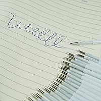 Vista 2 de 24 piezas de recambios para bolígrafo de 1.0 mm de punta con tinta azul