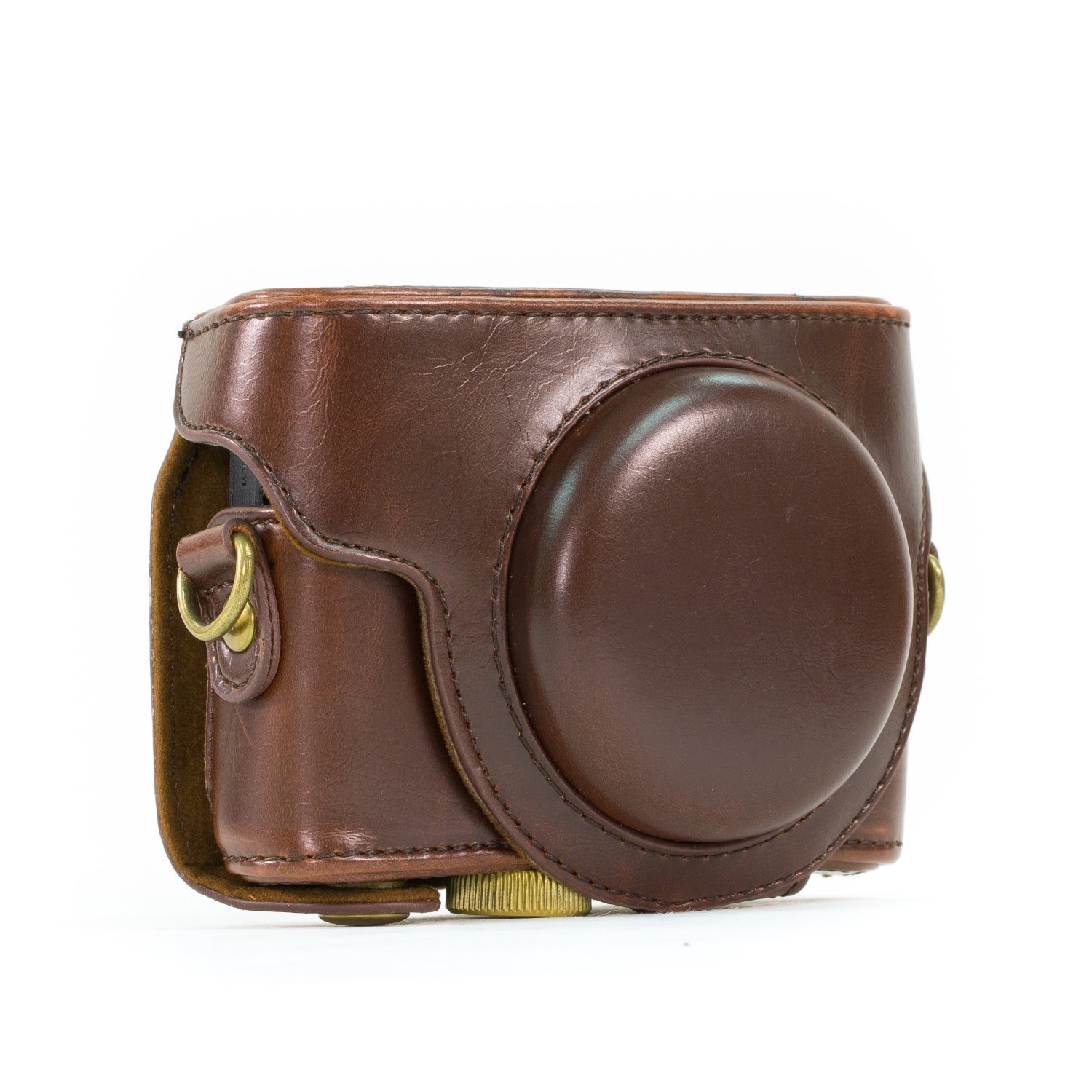 Borsa in pelle PU per fotocamera digitale, custodia per Sony RX100 RX100II RX100III RX100IV RX100VII RX100VIII M2 M3 M5 M6 M7 DSC-RX100 III RX100M3, con tracolla