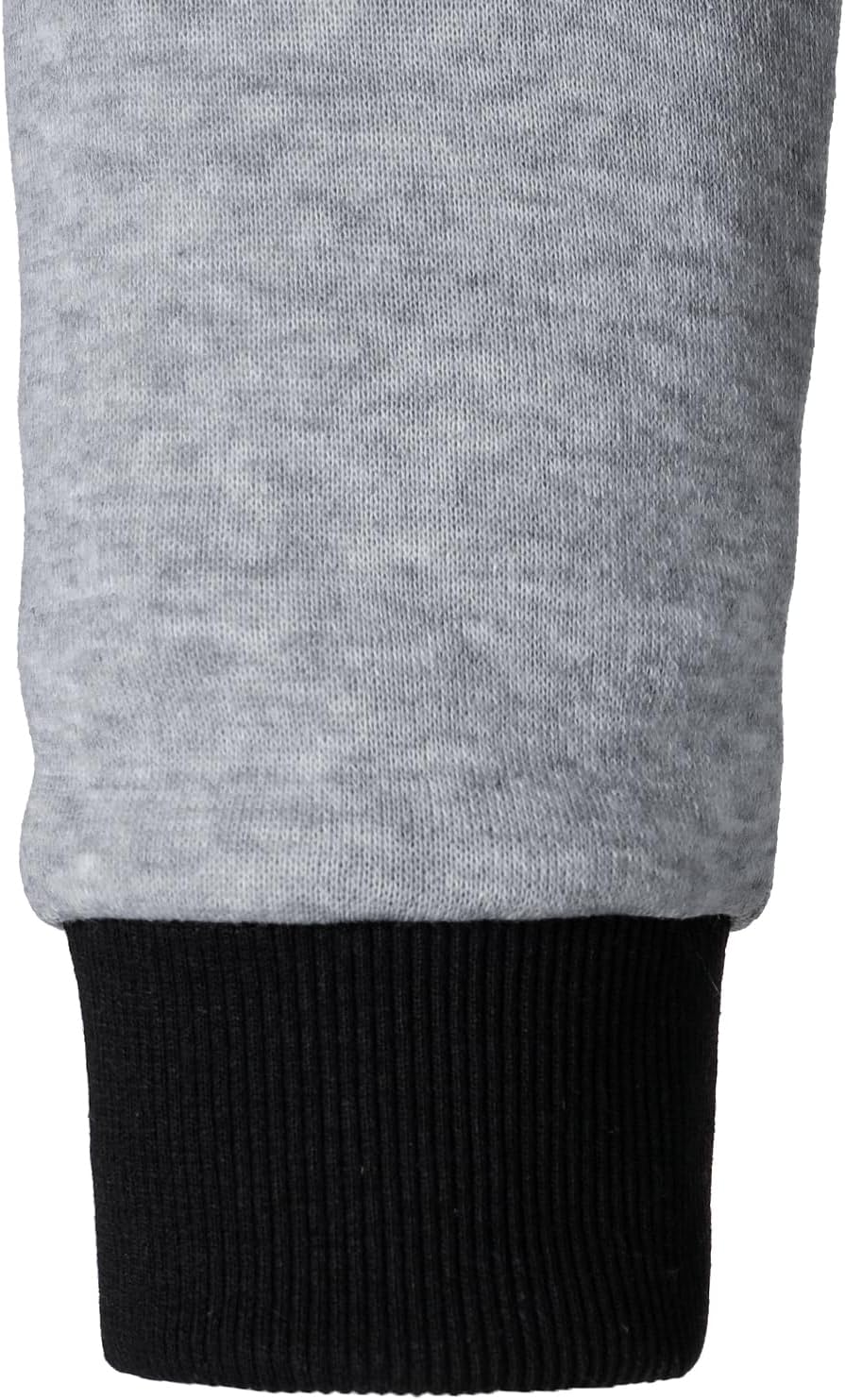 FANARCHER Mens Lightweight Bomber Jacket Casual Zipper Coat Color Block with Faux Leather Varsity Jacket - Image 8