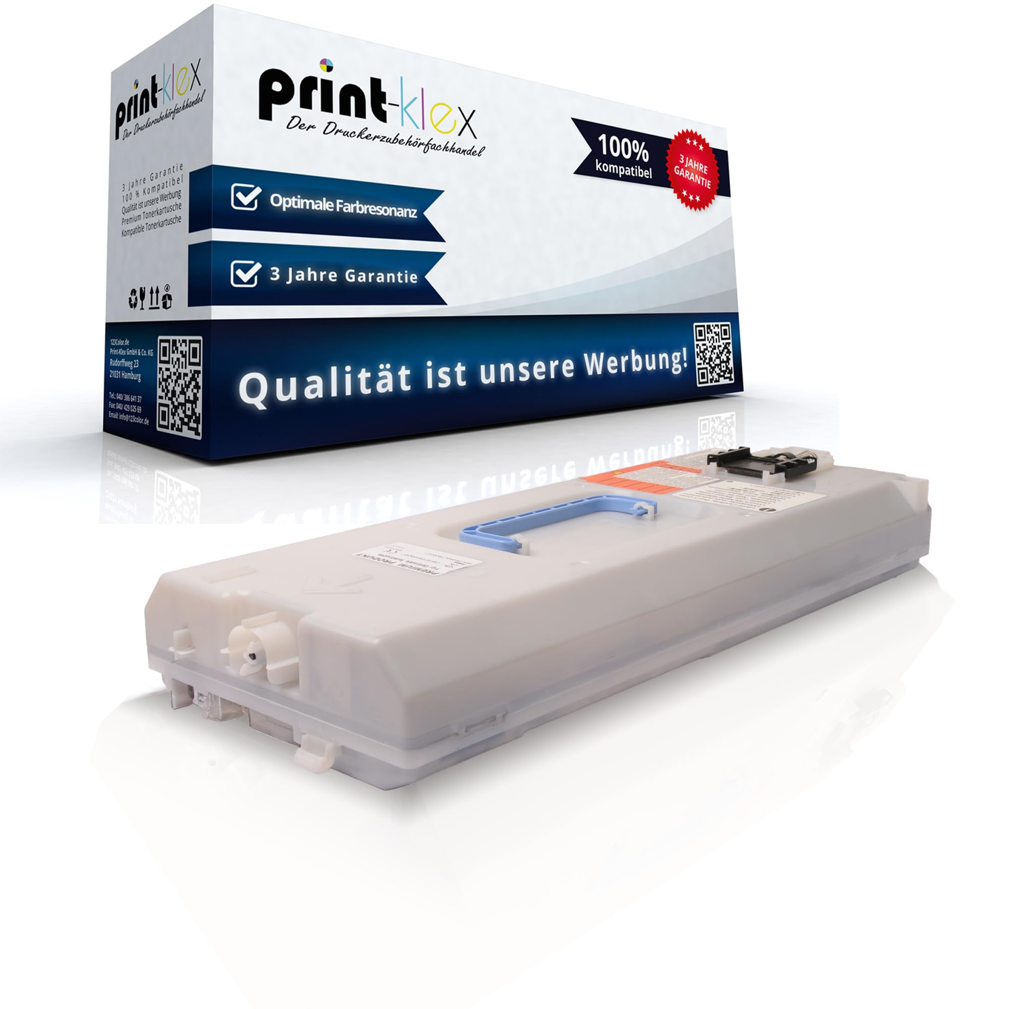 Print-Klex Bac de récupération de toner compatible avec Canon IR-ADV DX C 3725 i DX C 3800 Series DX C 3822 i DX C 3826 i DX C 3830 i DX C 3835 i WT202 WT-202 WT 202 FM1A606020 Rest Tank Color Pro