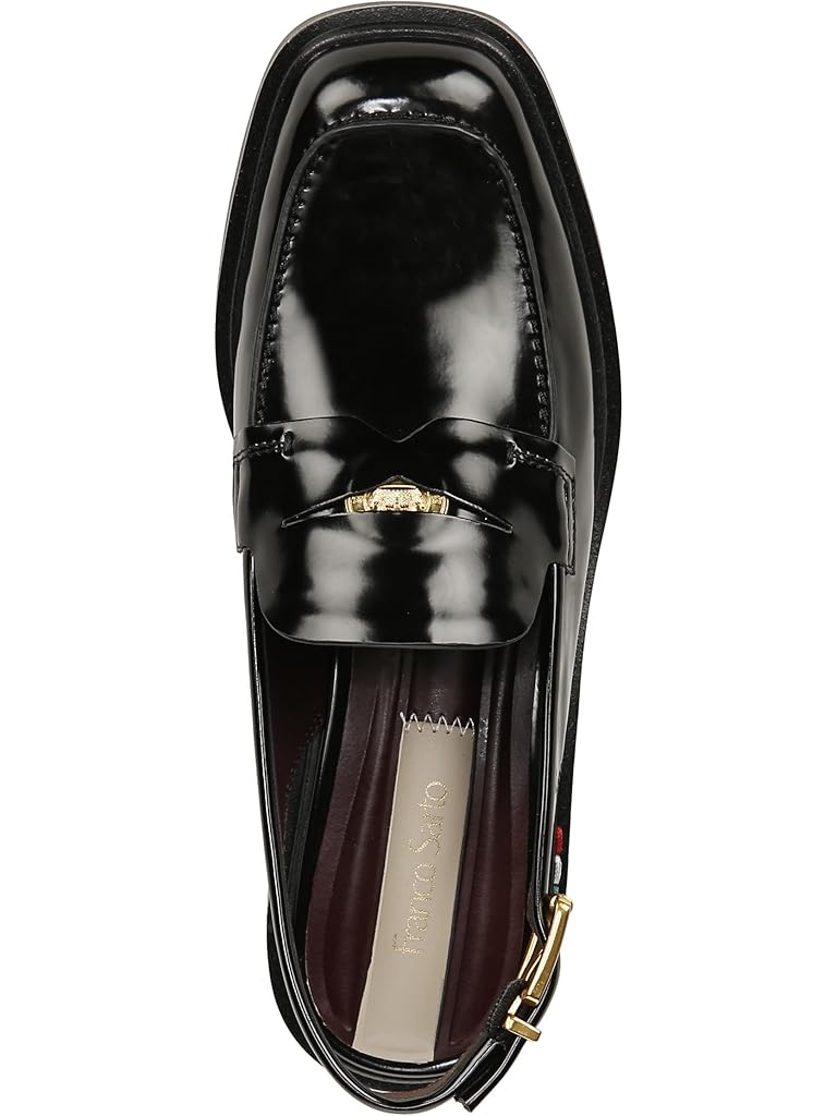 Black Franco Sarto Giada Slingback Loafers