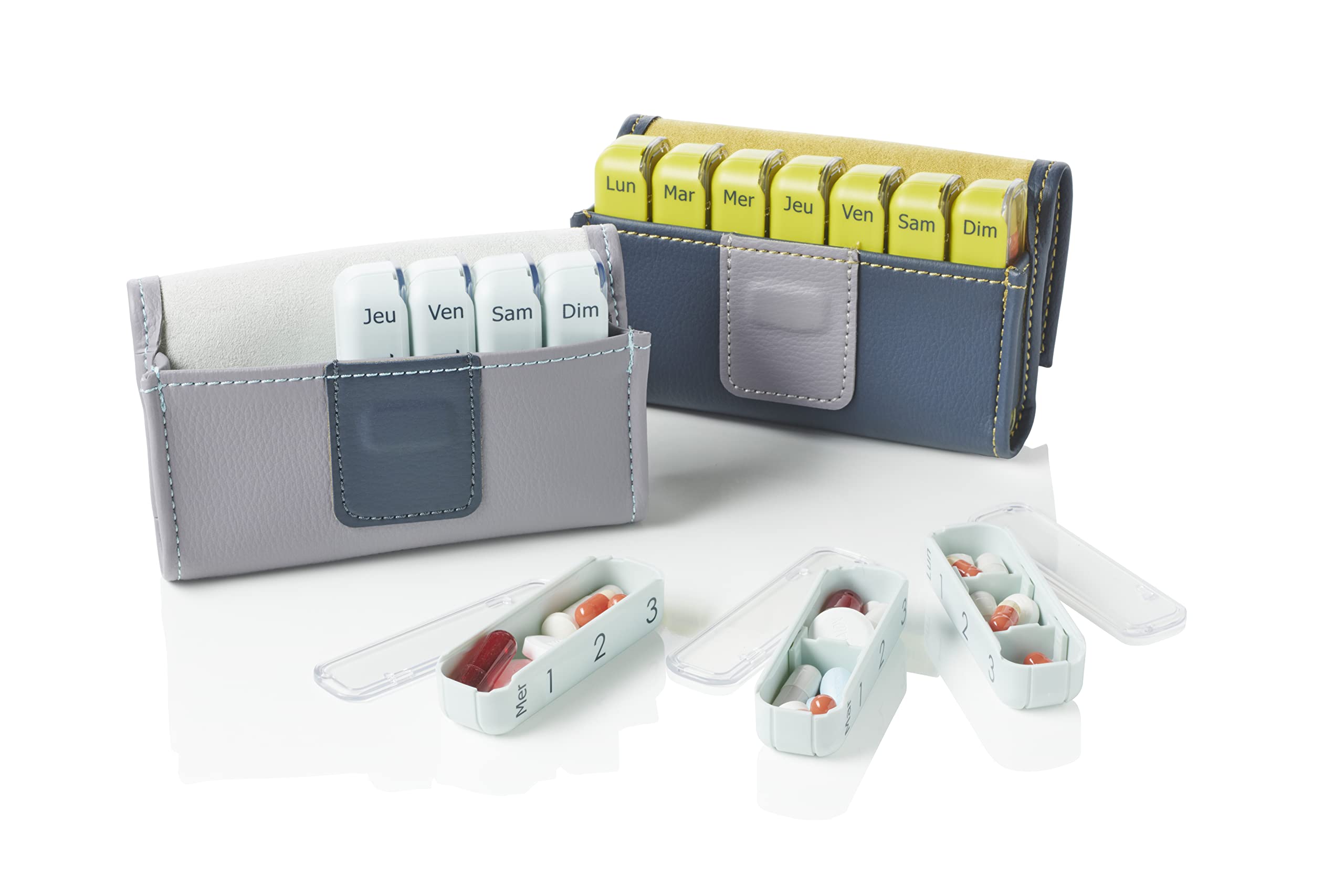 PILBOX MINI GRIGIO CHIARO: DISPENSARE DI PILLOLE PERSONALE, 1 COMPARTIMENTO