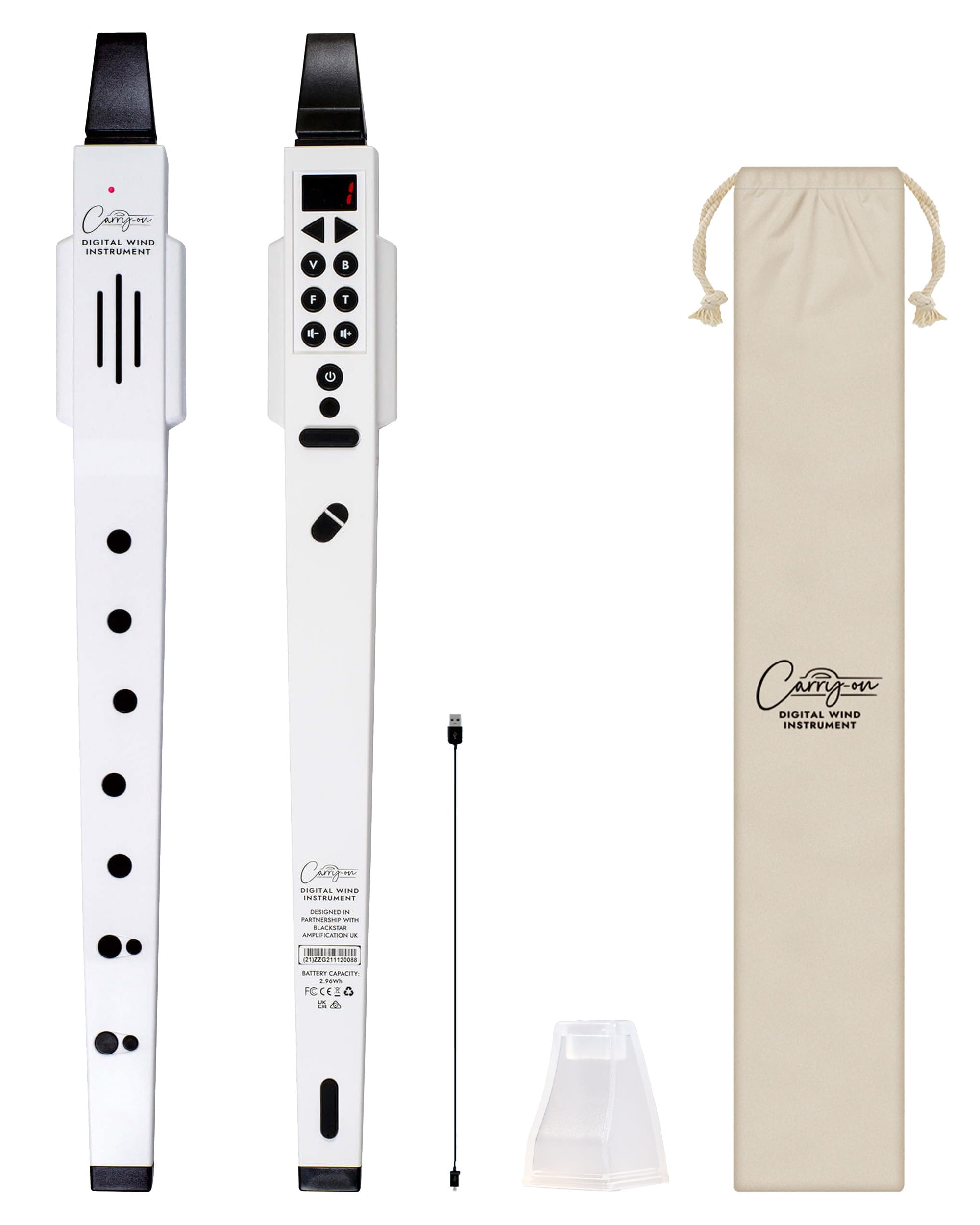 Carry On Digital Wind Instrument White