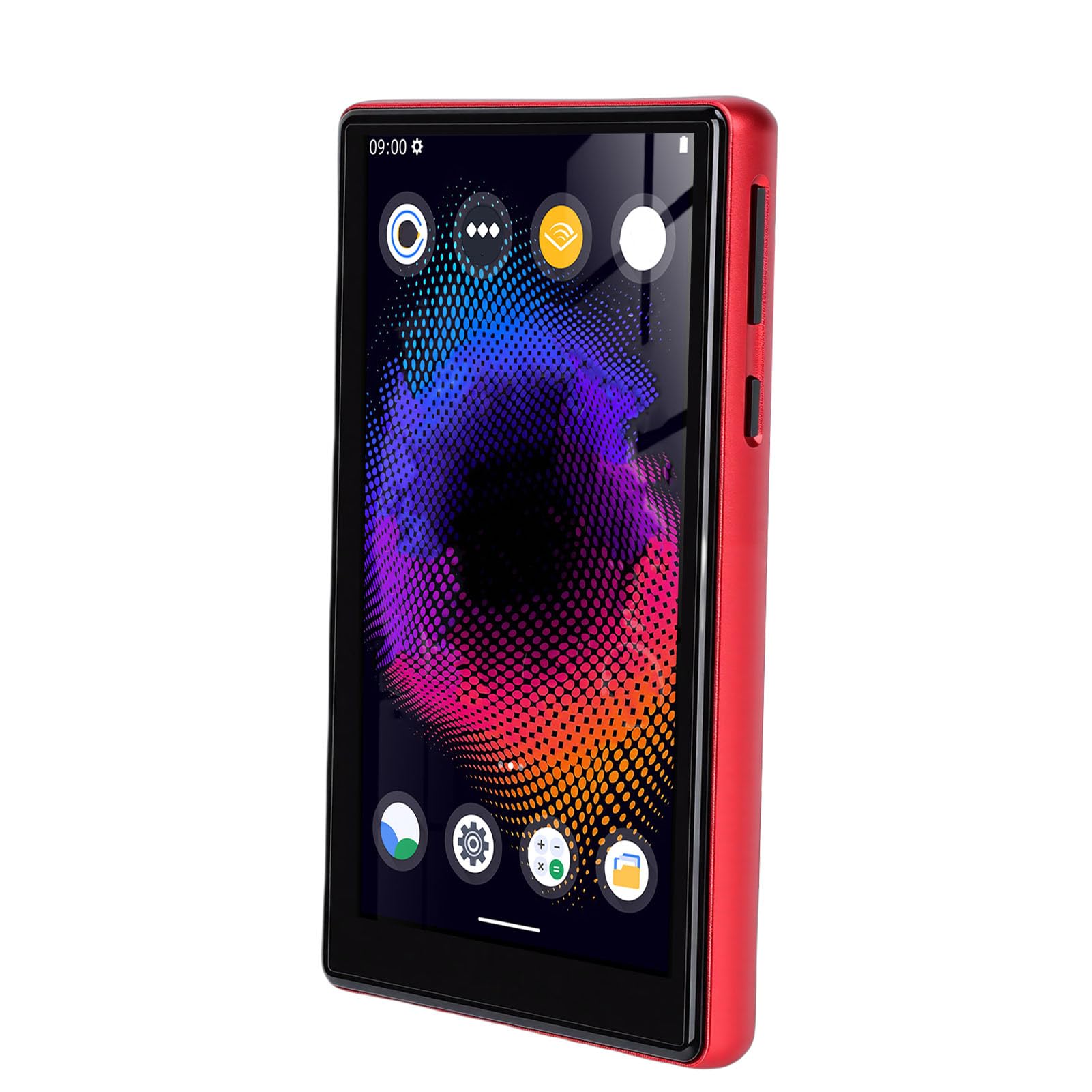 FILFEEL Reproductor MP3 de 128 GB con Pantalla Táctil HD de 5,0 Pulgadas, WiFi de Alta Fidelidad sin Pérdidas y de Doble Banda, Reproductor MP4 MP5 5.0 para Niños y Adultos, 11, Chip MTK MT6762 (rojo)