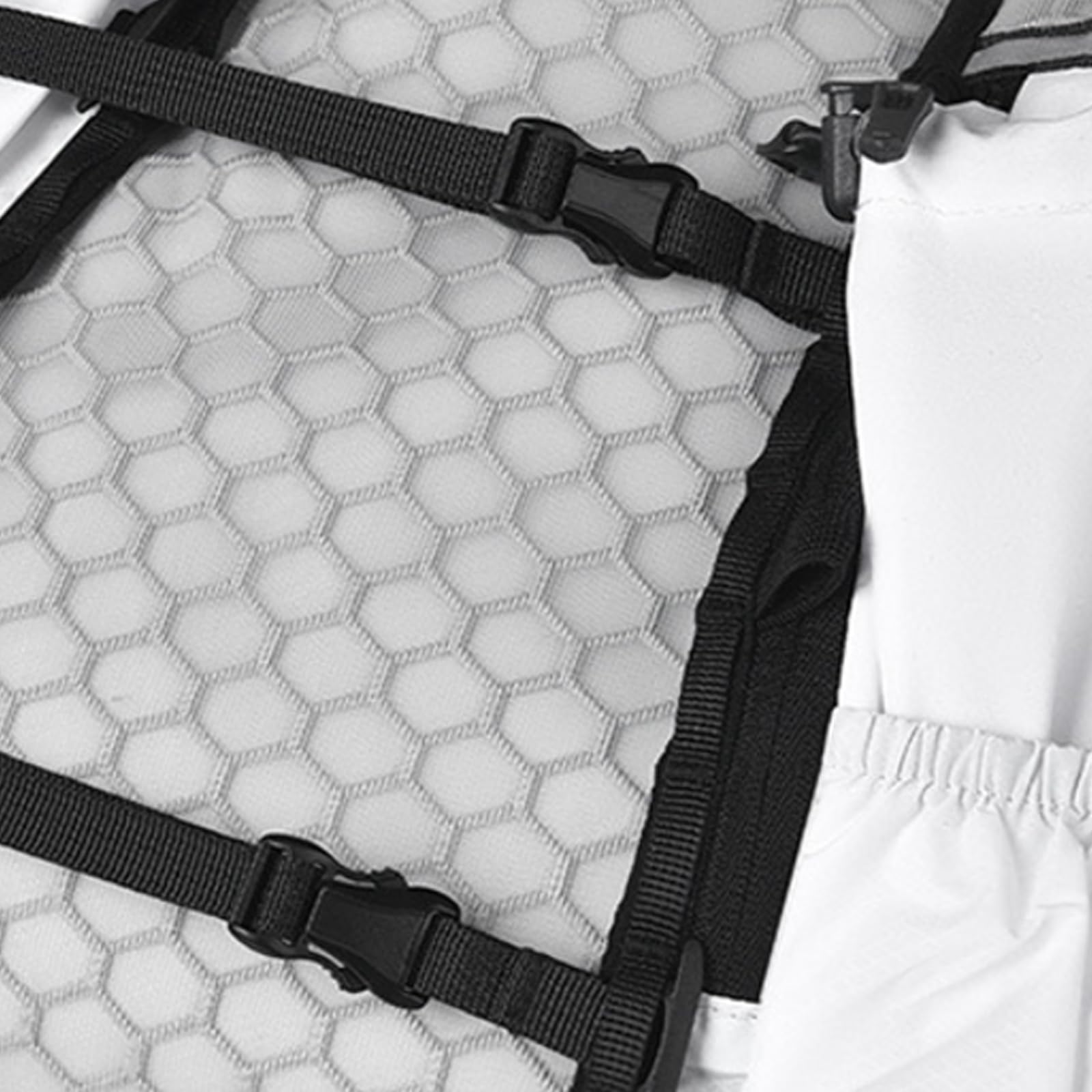 Borsa da trekking multiuso in nylon e poliestere per uomo e donna, impermeabile, con scomparti multipli