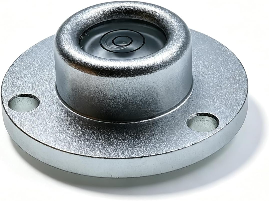 Metal Horizontal Bubble Bull's-Eye Level Universal Horizontal Flange Water Level Small Household 40x14mm(White)