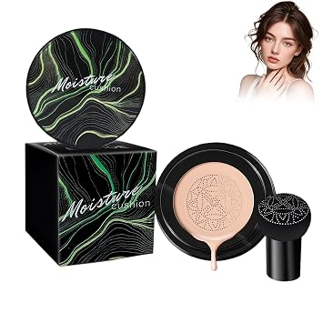 Moisturising Cushion Foundation Mushroom Head Air Cushion Foundation CC Cream (Natural) Mushroom Head Air Cushion CC Cream Face Cream (9)