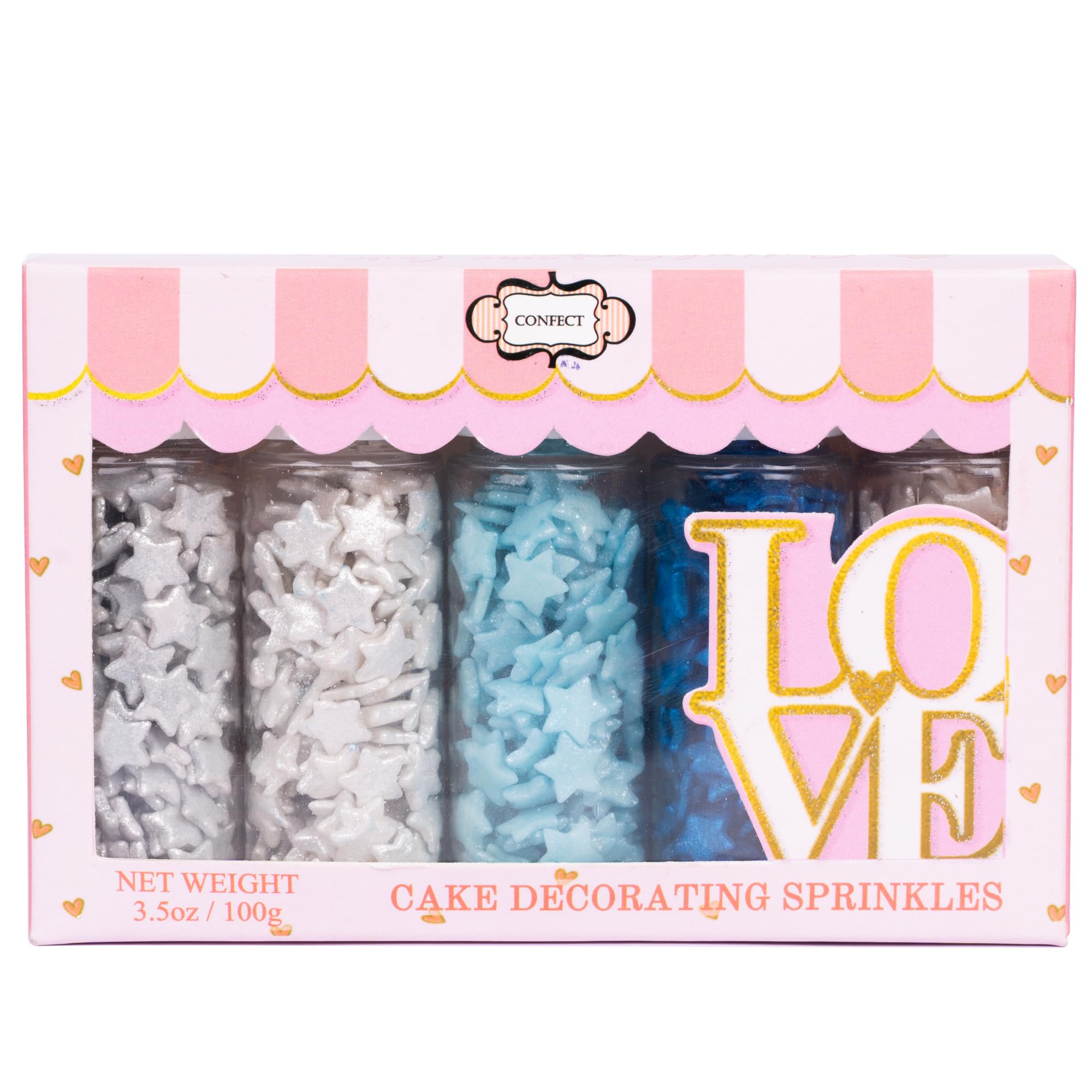 Vermicelli Sprinkles Multipack (Twinkling Stars)