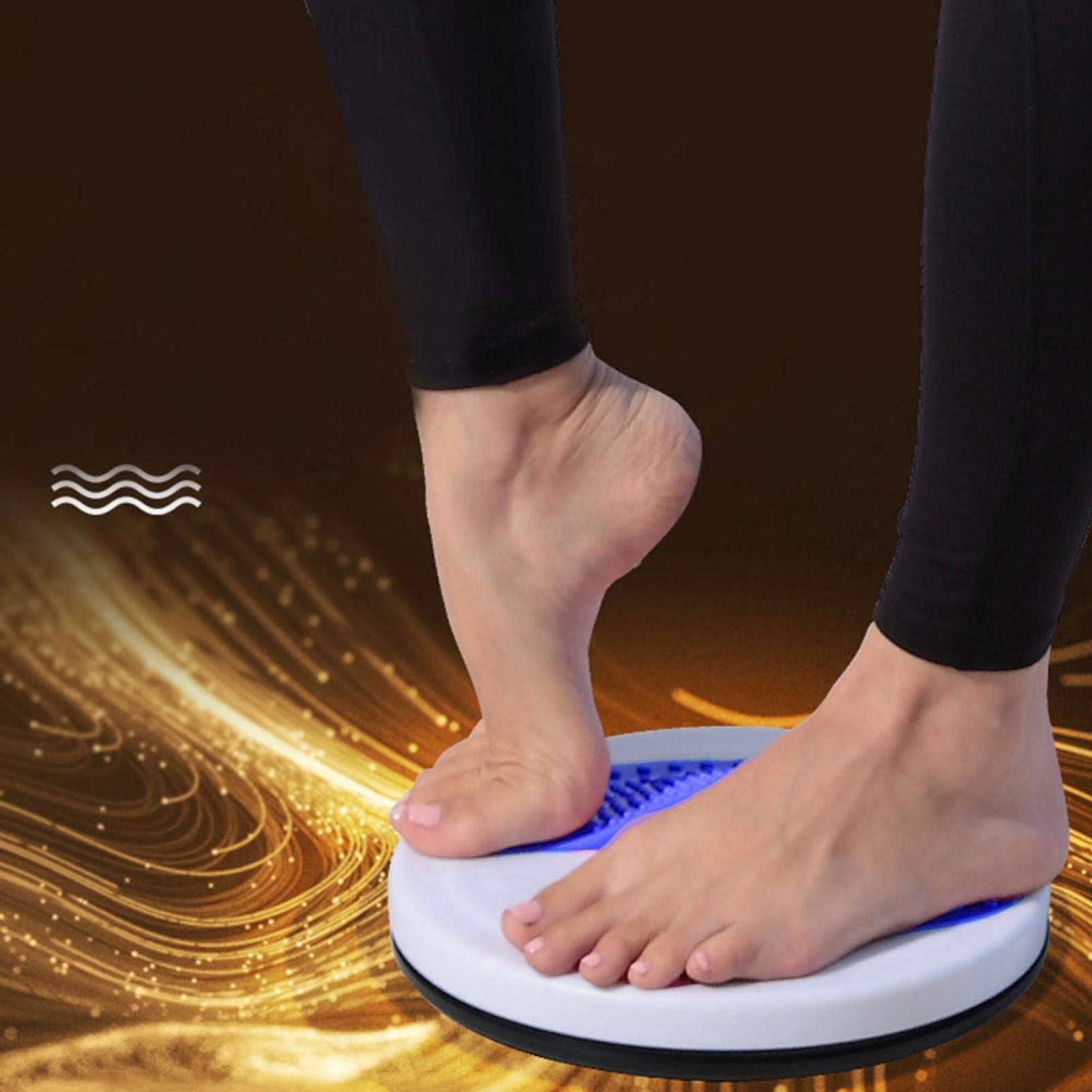 Vbestlife Disco Giratorio de Cintura, Disco Magnético para Masaje de Cintura, Equipo Electrónico de Fitness para Contar Calorías
