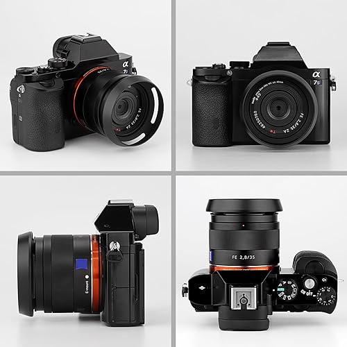 Miniatura 6 de Haoge LH-SE1 Parasol de lente de metal para Sony RX1 RX1R RX1R II III rx1m2 m3 Accesorios de cámara digital Reemplaza LHP-1, Sony FE 0.945 in F1.8,