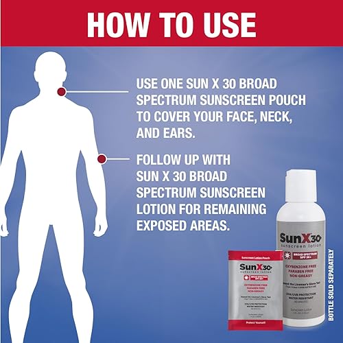 Miniatura 7 de CoreTex Sun X 30+ SPF - Paquete de 100 protectores solares individuales con protección solar de amplio espectro sin parabenos, oxibenzona y aceite,