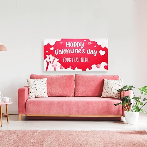Miniatura 5 de Cartel personalizado para el día de San Valentín, letrero de vinilo personalizado para decoración de San Valentín, decoración del día de San