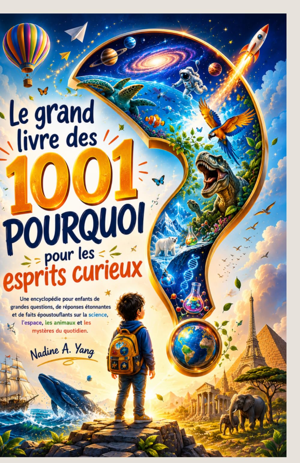 Le grand livre des 1001 pourquoi pour les esprits curieux: Une encyclopédie pour enfants de grandes questions, de réponses étonnantes et de faits ... les animaux et les mystères du quotidien.