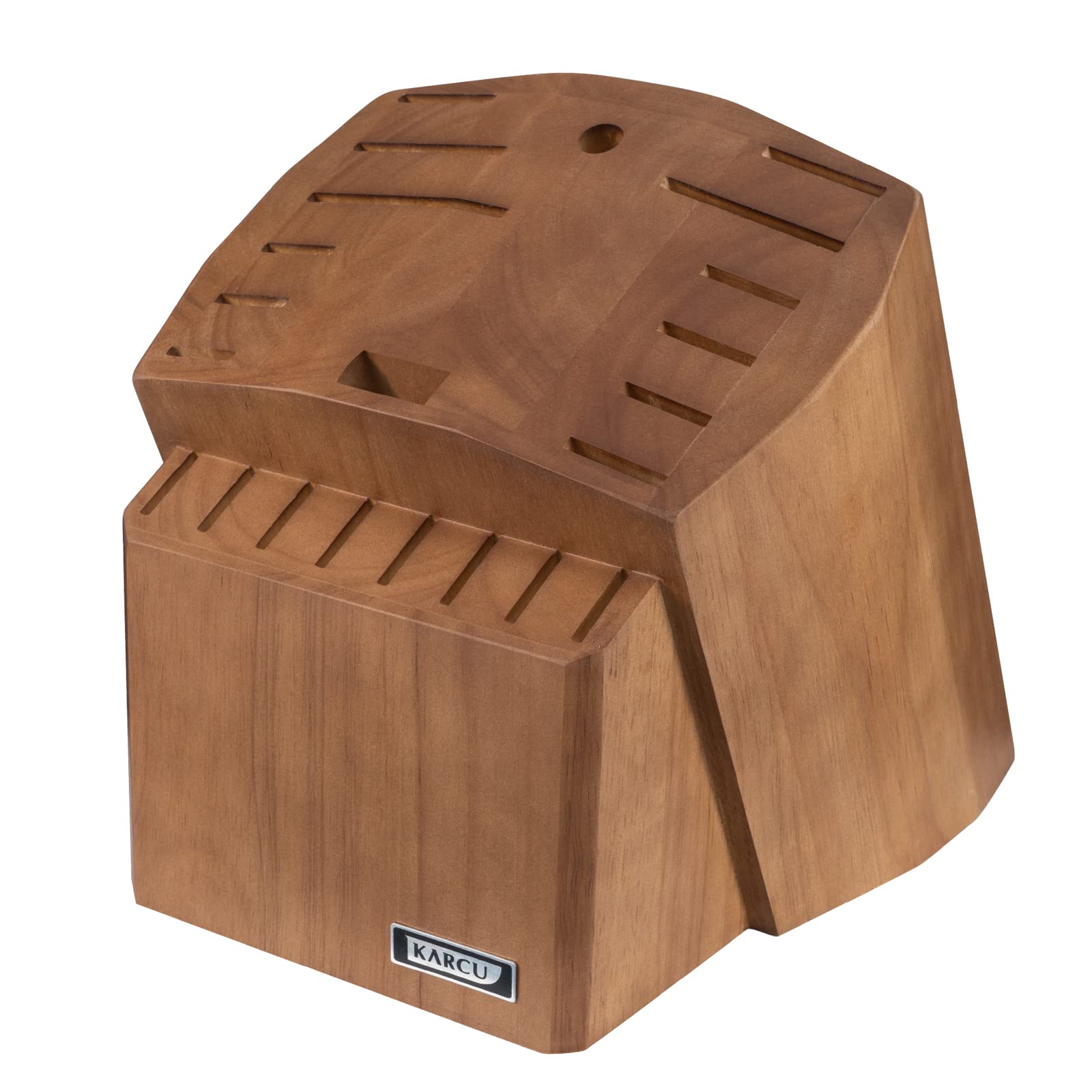 Knife Set, Karcu Acacia Wooden Knife Holder