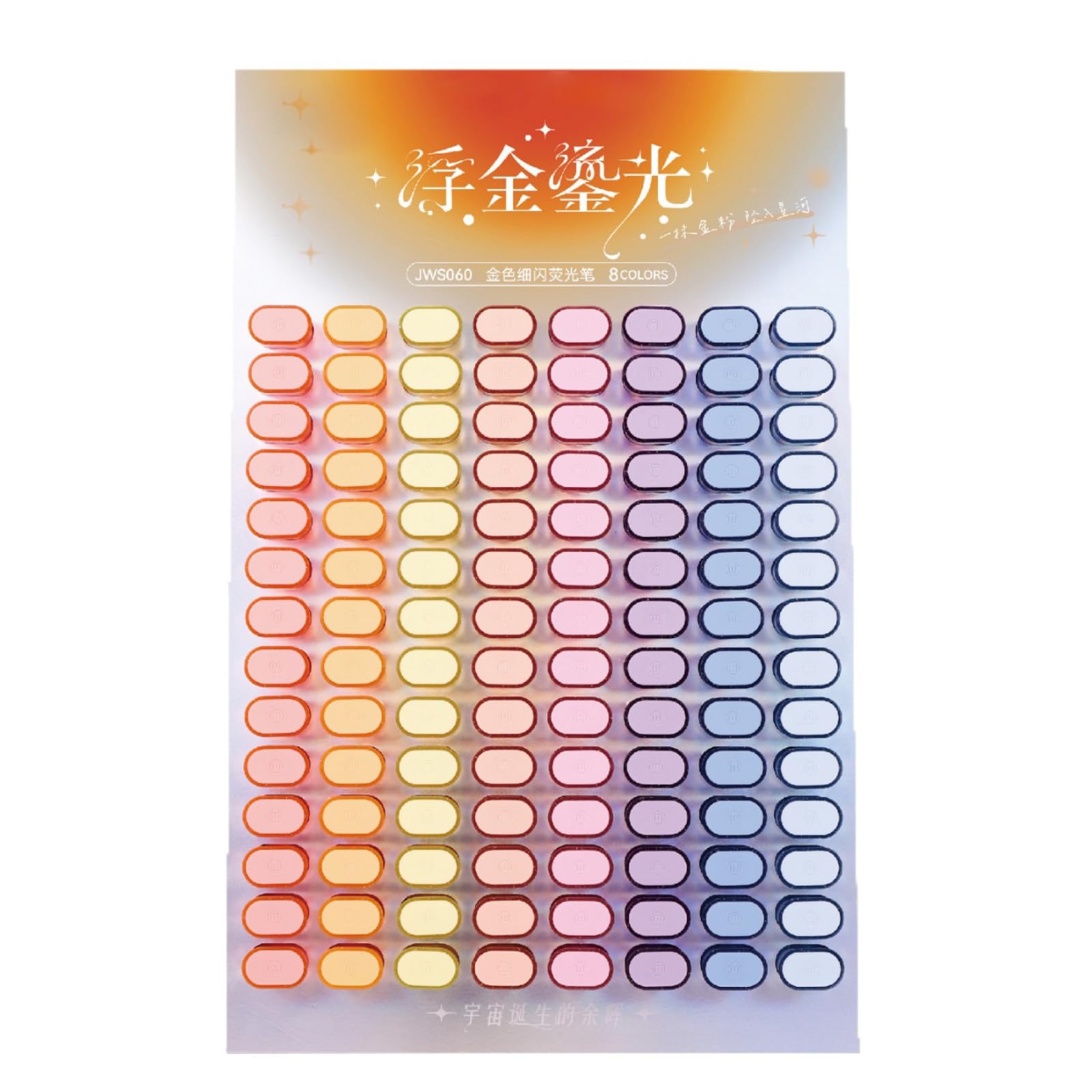 112 Stück leuchtende, gemeißelte Textmarker, schnell trocknend, fluoreszierende Stifte für Scrapbooking, Kalendercodierung und Kartenherstellung, fluoreszierende Textmarker-Set, 112 Stück