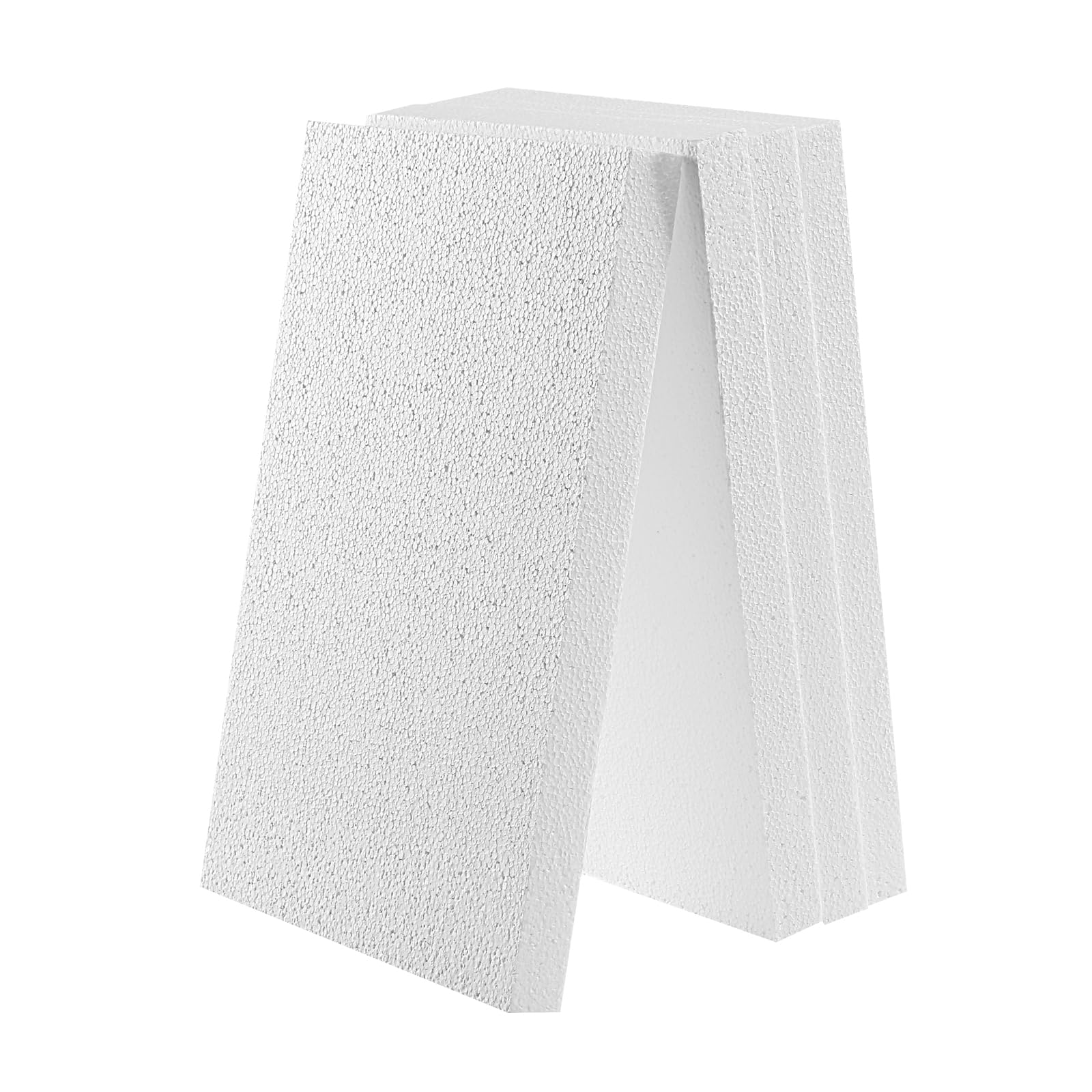 4 bloques de espuma para manualidades de poliestireno de 4 x 12 x 2 pulgadas, utilizados para hacer proyectos de modelado, arreglos florales y proyectos de arte en la escuela y el hogar, en color