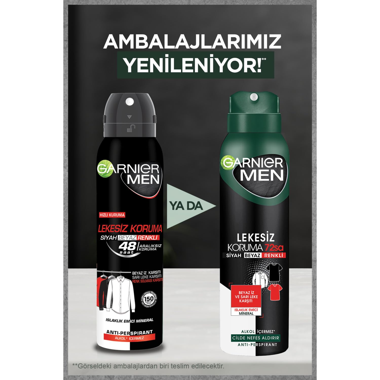 Garnier Men Lekesiz Koruma Sprey Deodorant