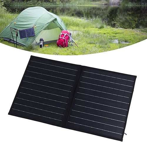 Miniatura 3 de Cargador de panel solar, 30 W 18 V PET plegable 14 x 22.6 pulgadas - Cargador solar con diseño duradero, paquete de energía ultra portátil para