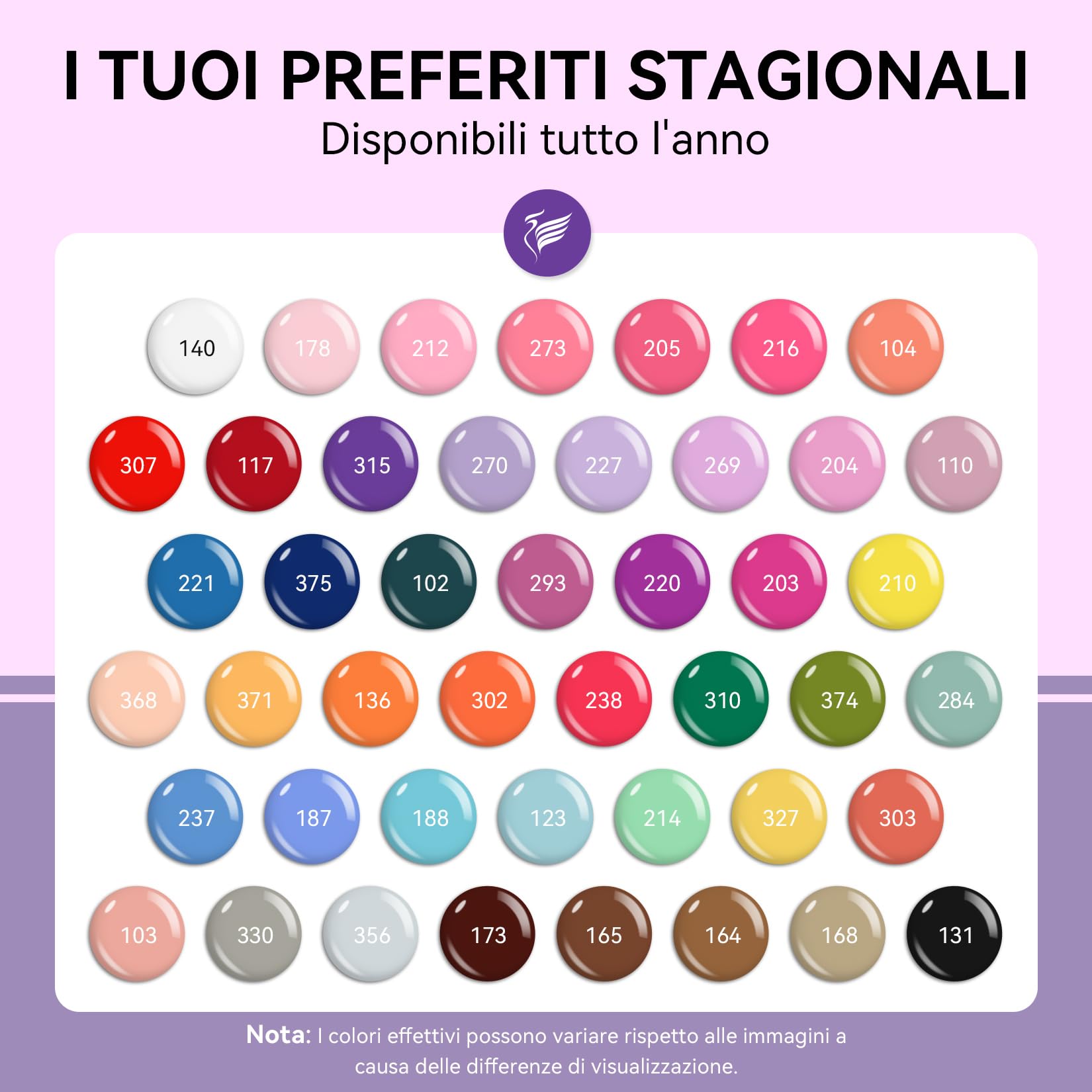 PHOENIXY 66Pz Kit Unghie Gel Completocon Lampada UV e Fresa | 45 Colori Smalto Semipermanente Unghie, kit semipermanente unghie con 4 Top Coats Regalo per Donne