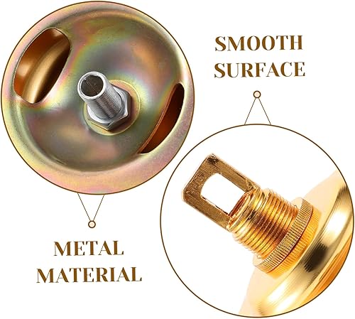 Miniatura 4 de Uonlytech Candelabro de techo para techo, placa de luz de techo resistente, sin deformación, adecuada para decoración de casa de campo a moderna del