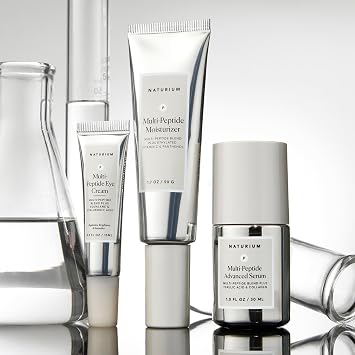 Naturium Multi-Peptide Advanced Serum, Firming & Smoothing Face Serum for Fine Lines & Wrinkles with Advanced Multi-Peptide Blend | 1.0 FL OZ / 30 ML