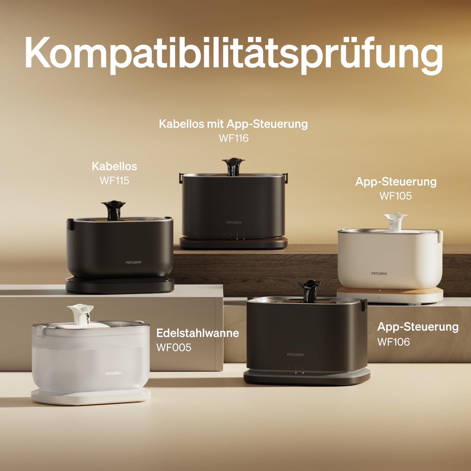 PETLIBRO Filter Katzenbrunnen 8er Pack für Dockstream Trinkbrunnen für Katze PLWF115, PLWF116, PLWF106, PLWF005, 4-Monats-Set Ersatzfilter für Katzentrinkbrunnen