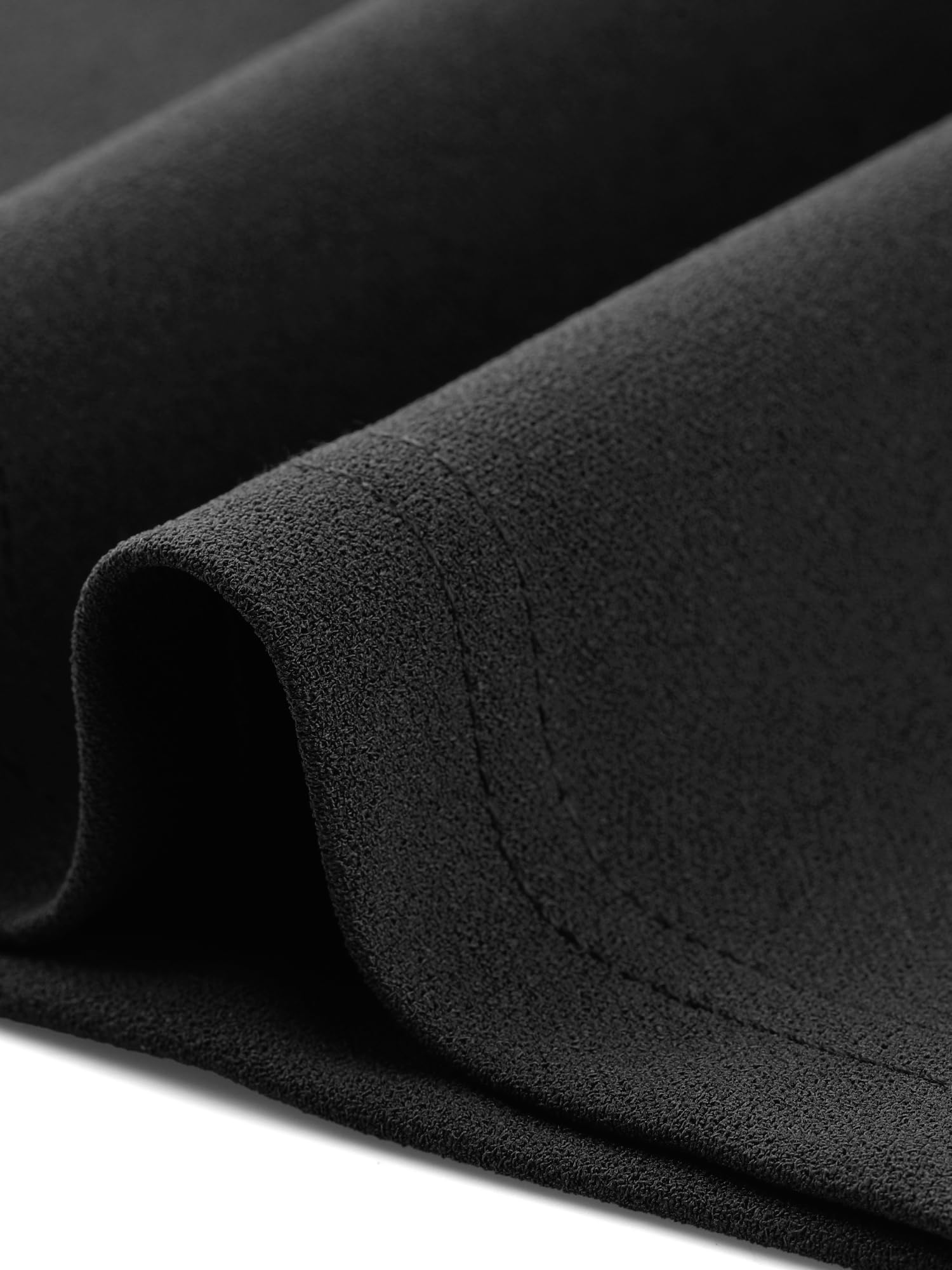 Allegra K Robe de Travail Femme sans Manches Col Ras du Cou Taille Haute Coupe Trapèze Tenue de Bureau