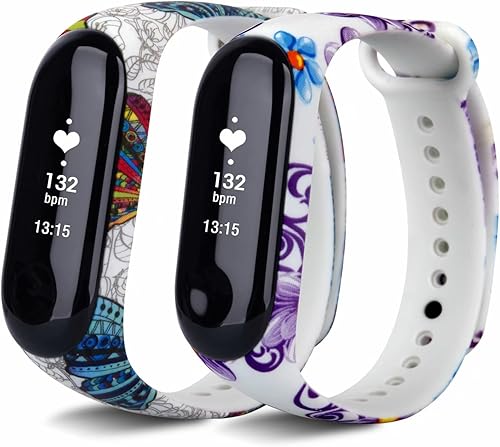 Correa de repuesto para Xiaomi Mi Band 4Mi Band 3, correa de repuesto colorida para Xiaomi MiBand 4MiBand 3 Band Smart Bracelet Accesorios (sin
