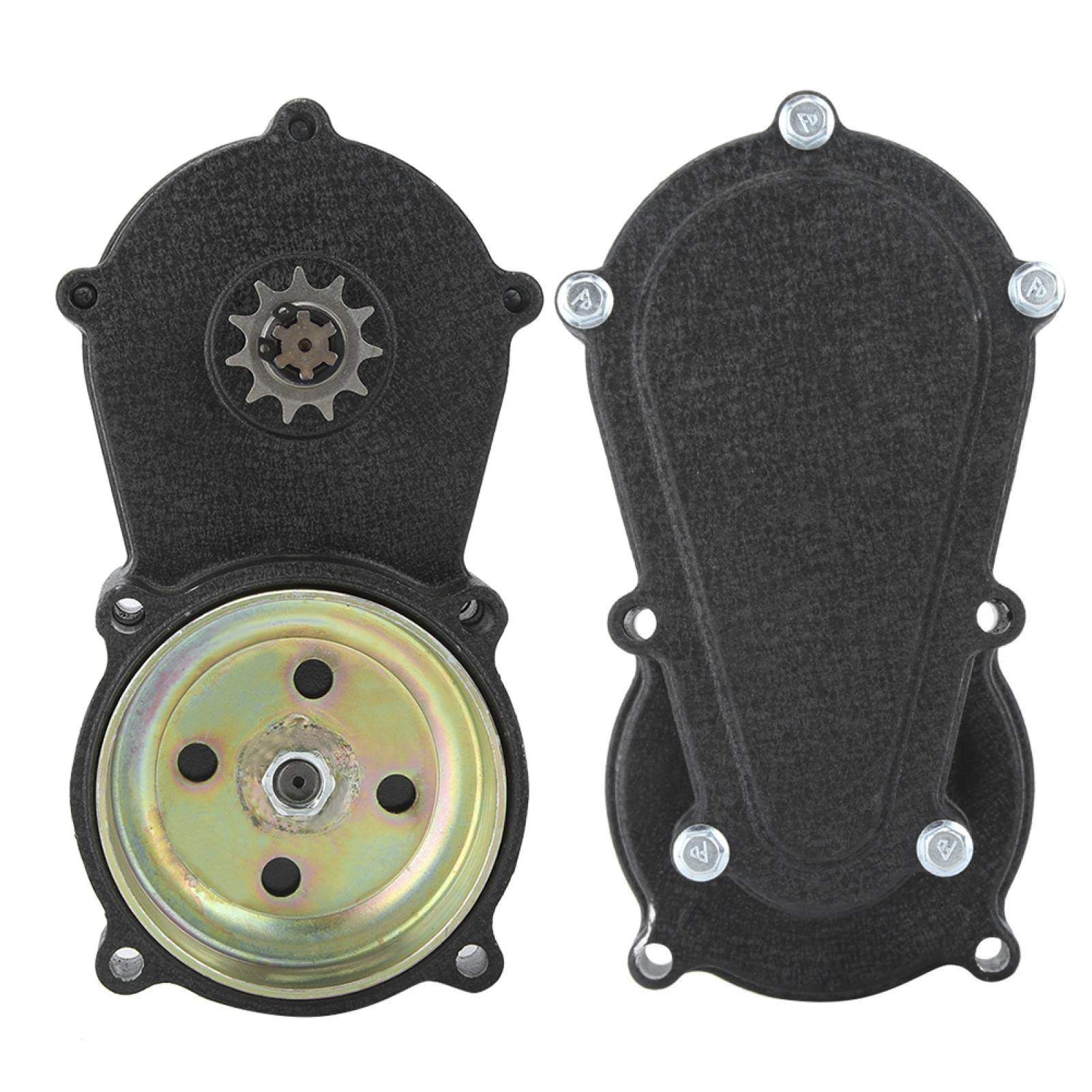 Caja de engranajes de doble cadena, 11T T8F doble cadena 47/49CC Caja de engranajes de tambor de embrague de motor apta para 2 tiempos Chino Minimoto Baby Kid