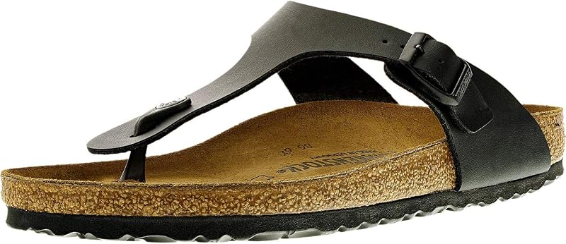 Birkenstock Gizeh Flip Flops Women White Flip Flops Shoes, Black, 8 US | Casual Sandals
