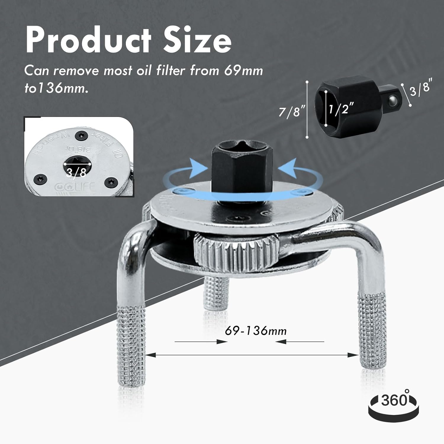 Product size and drive compatibility