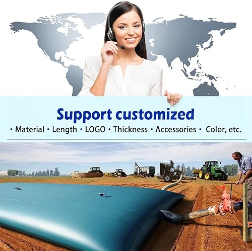 Miniatura 8 de Vejiga de almacenamiento de agua de 264 galones, contenedor de tanques de vejiga de agua plegable de gran capacidad, bolsa de agua plegable suave