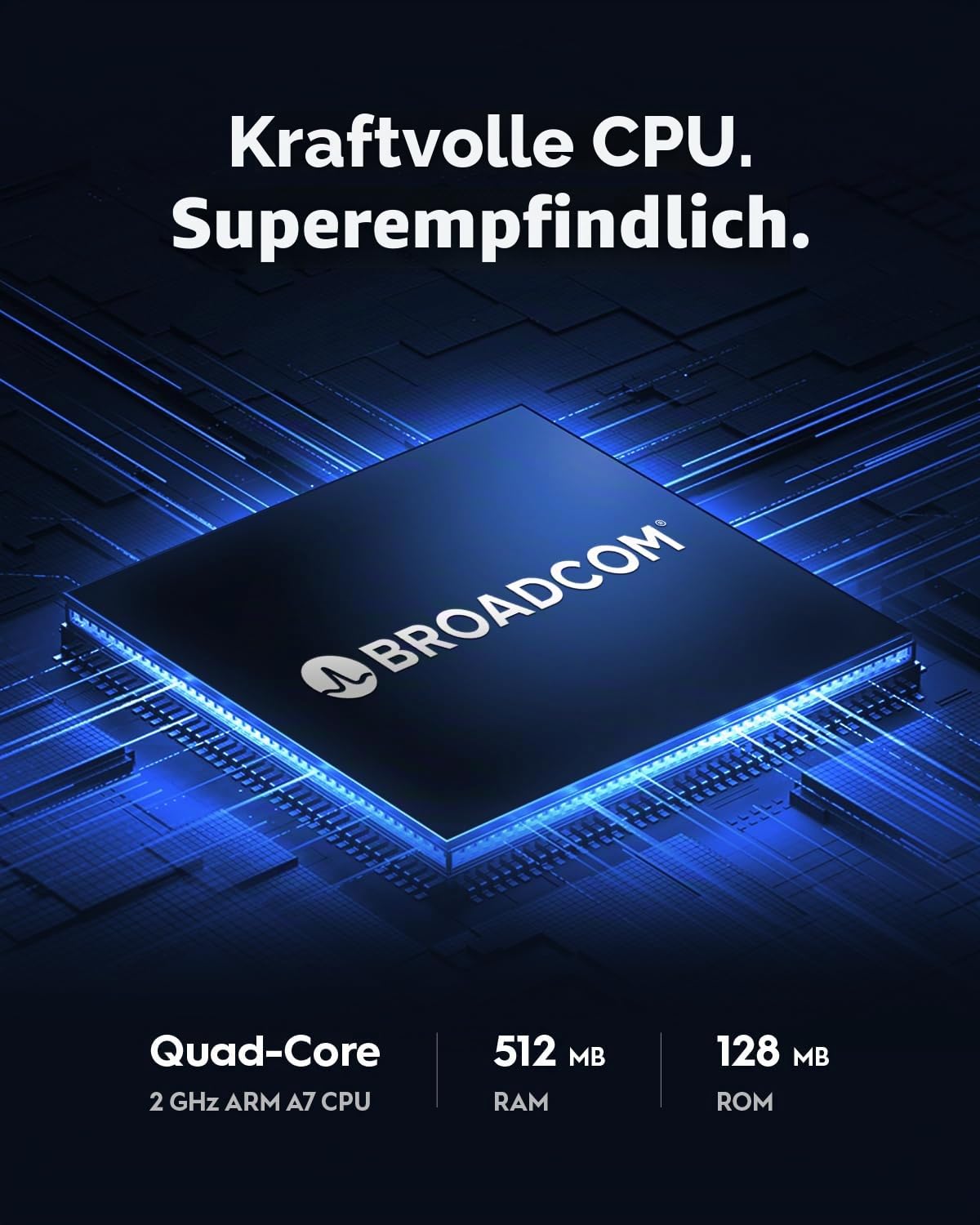 Cudy BE6500 WiFi 7 Router Dual Band Gaming Router, 2,5G WLAN Router mit VPN Client & Server, WiFi Router für Gaming & Streaming, Broadcom 2 GHz Quad-Core CPU, App-Steuerung, WR6500H