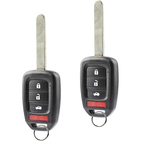 Amazon Com Car Key Fob Keyless Entry Remote Fits 2013 2016 Honda Accord 2014 2015 Cr V 2014 2015 Civic Set Of 2 Automotive