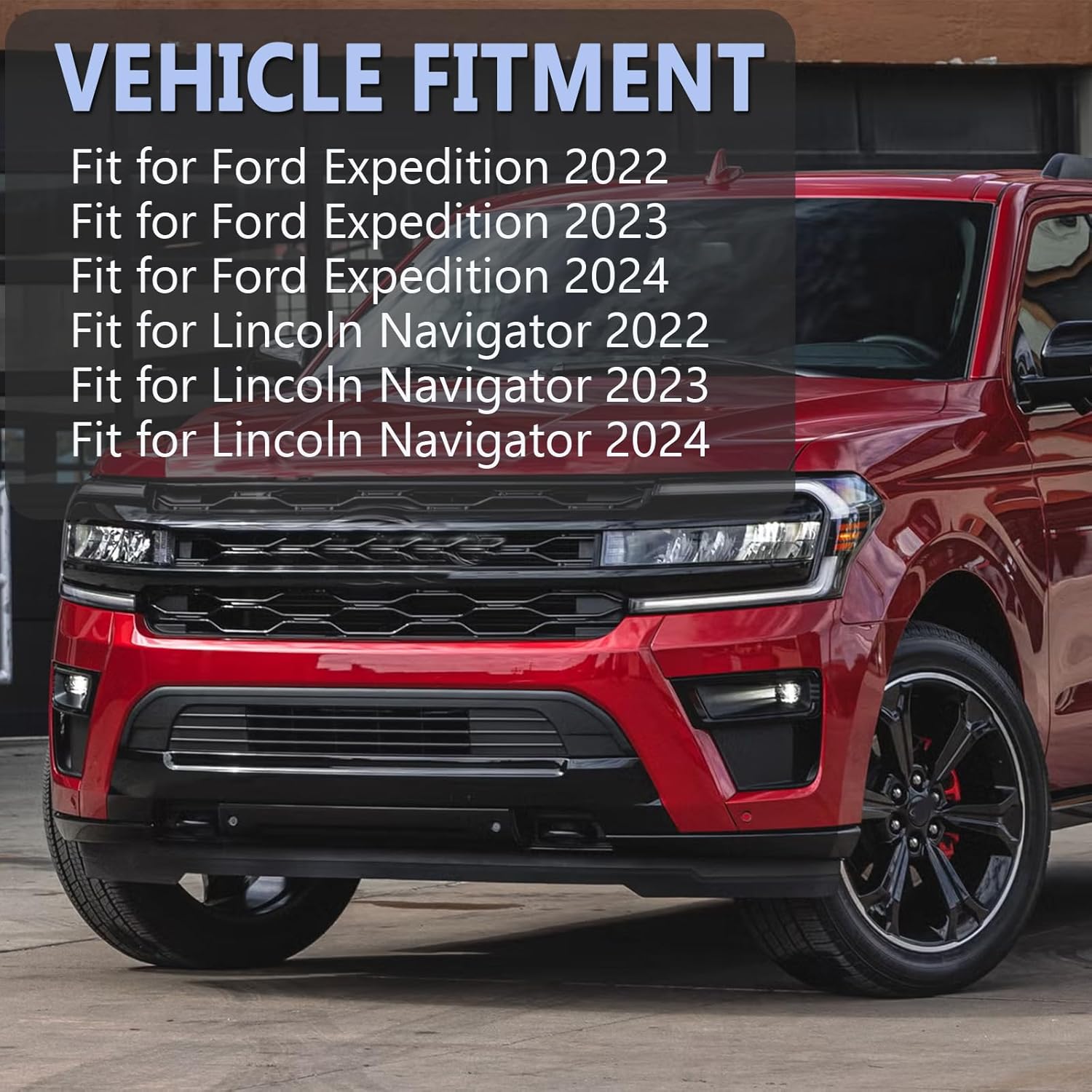 NL1Z8475C Active Grille Shutter Lower Compatible with Ford Expedition 2022-2024 Compatible With Lincoln Navigator 2022-2024 Replace# FO1206146