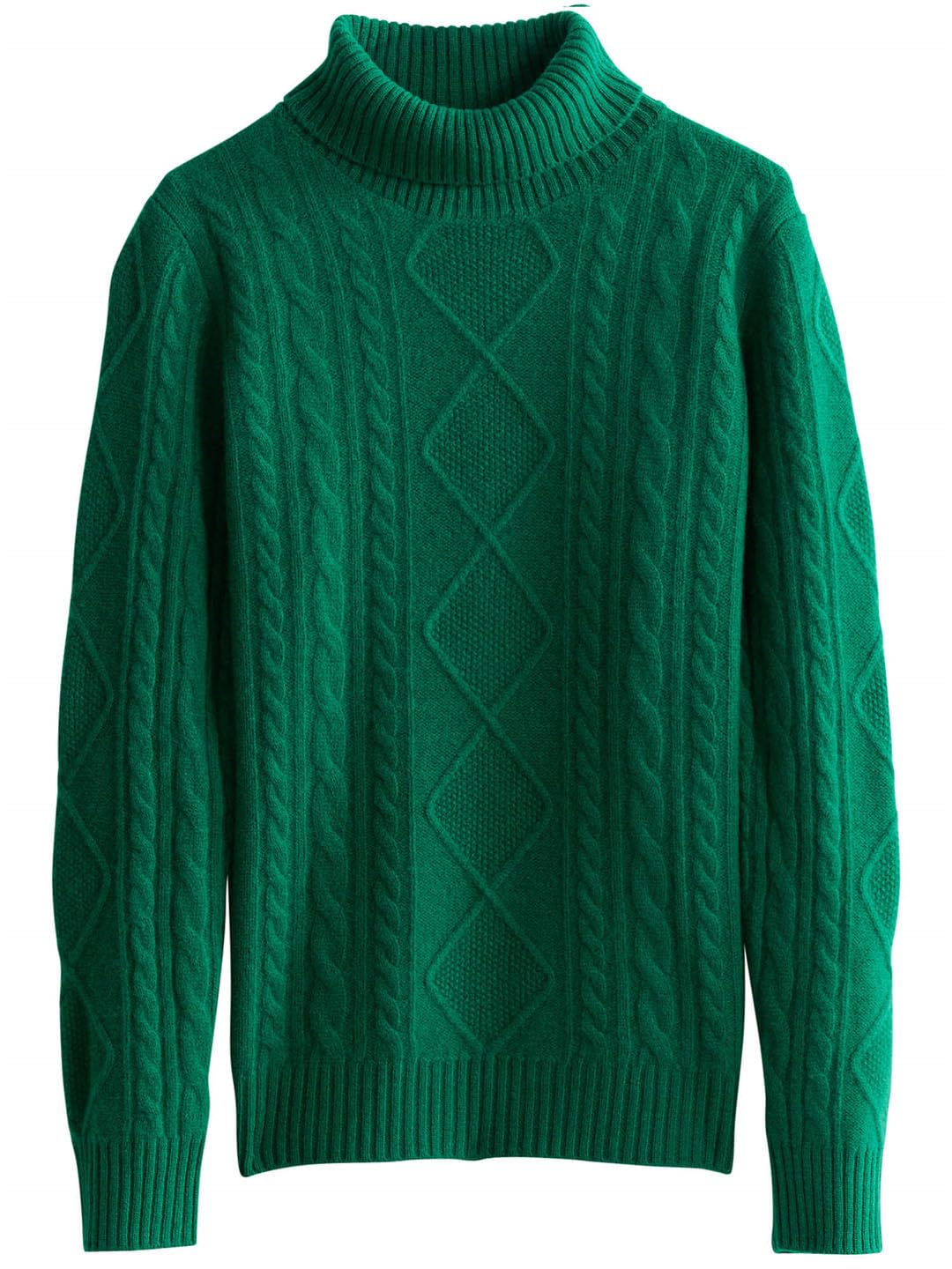 Damen Langarm Rollkragen Kaschmir Pullover Strickpullover Pullover Tops