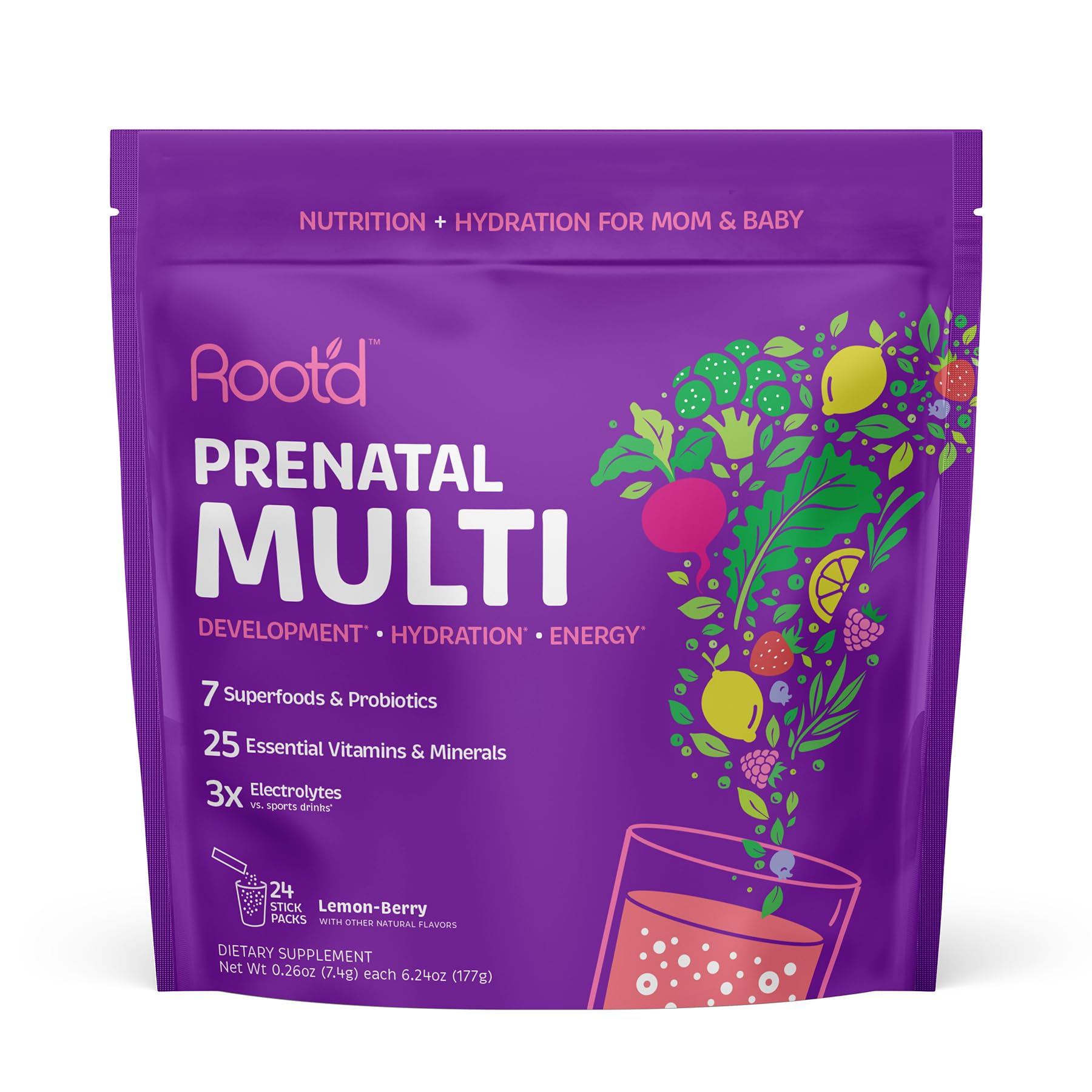 Root'd Prenatal Multivitamin Powder