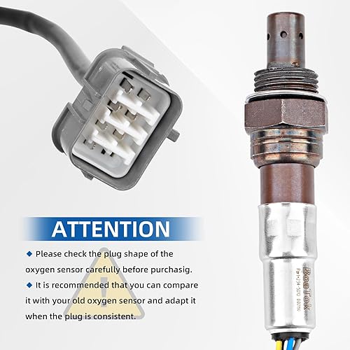 Miniatura 3 de BoaTok Sensor de oxígeno O2 2345010 2344351 aguas abajo compatible con Acura TL Base Type-S Sedan 3.2L 2007 2008 213-1611 5S672 5S6722 5S6722 (juego