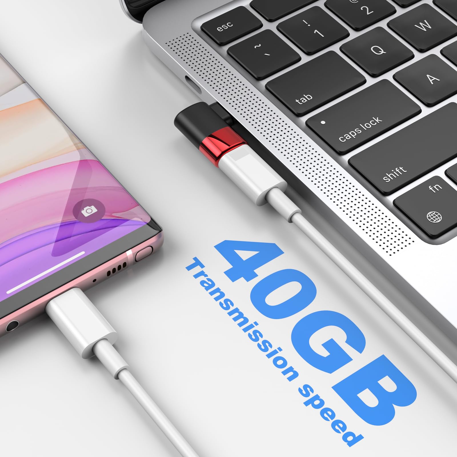 Amazon.co.jp: MOGOOD Type C 変換 アダプター 左右 90° L字 USB Cオス 