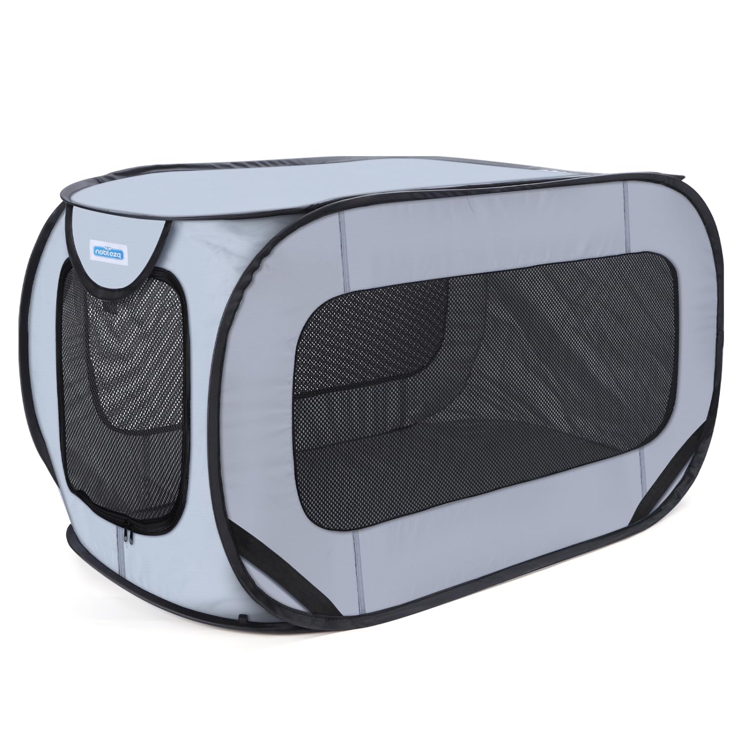 Nobleza Cage Portative pour Chien Chat de Voiture, Parc Pliable pour Chien, Clôture pour Animaux de compagnie en Tissu Oxford Imperméable Plaqué, Adaptée à l'intérieur et à l'extérieur, 93*54*54 cm