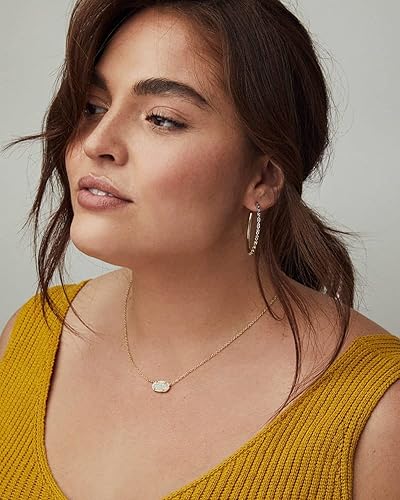 Miniatura 81 de Kendra Scott - Collar Elisa con dije para mujer, joyería de moda, chapado en oro de 14 quilates
