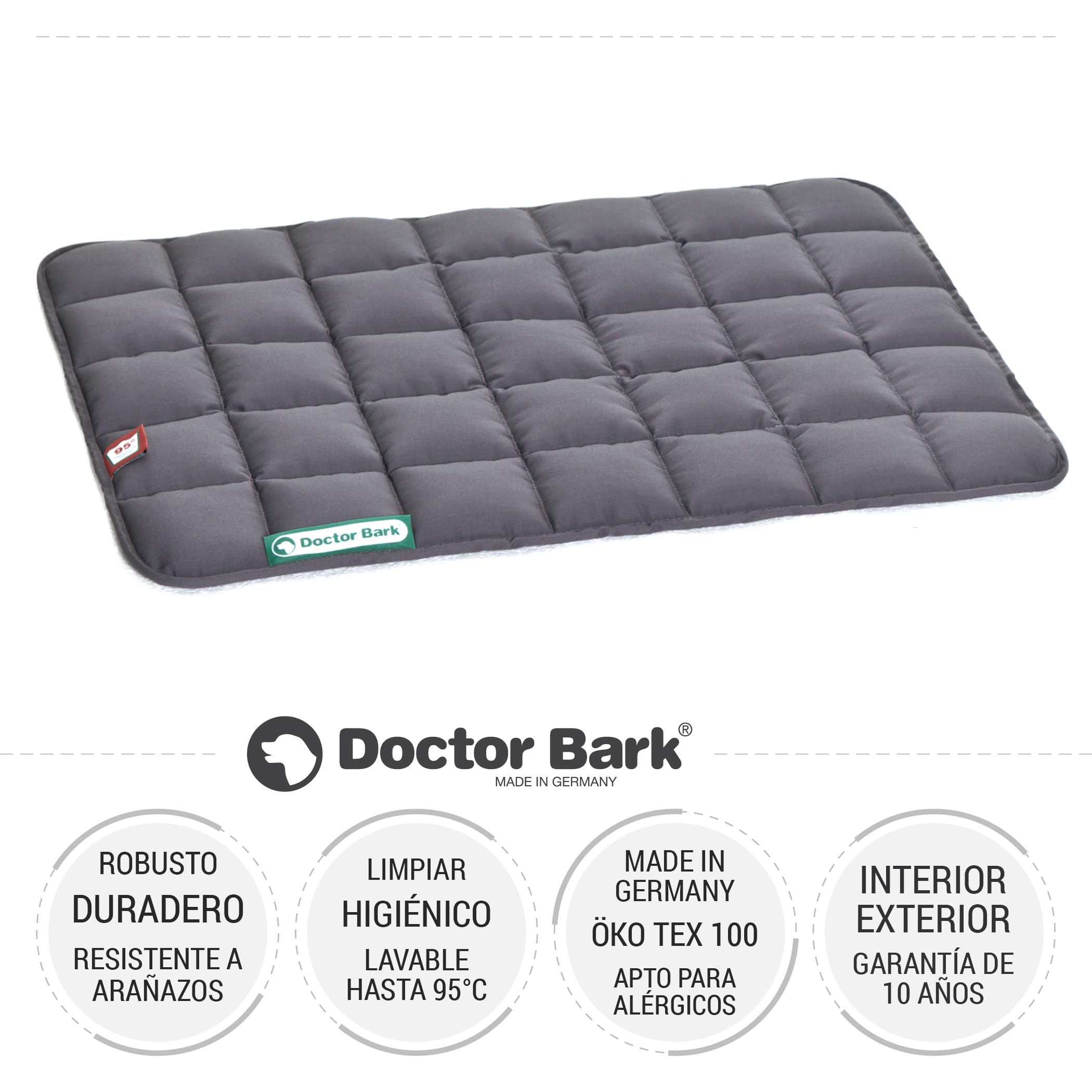 Doctor Bark Manta de Perros, Robusto, Lavable a 95 ° C - Disponible en Diferentes tamaños y Colores
