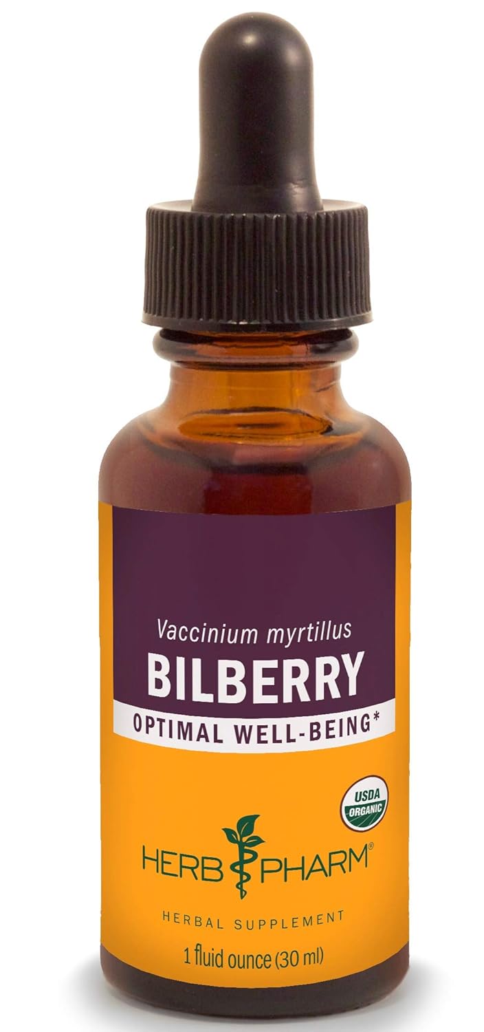 Herb Pharm Bilberry Extract for Eye and Vision Support (1 Oz) Amazon.in Health & Personal Care