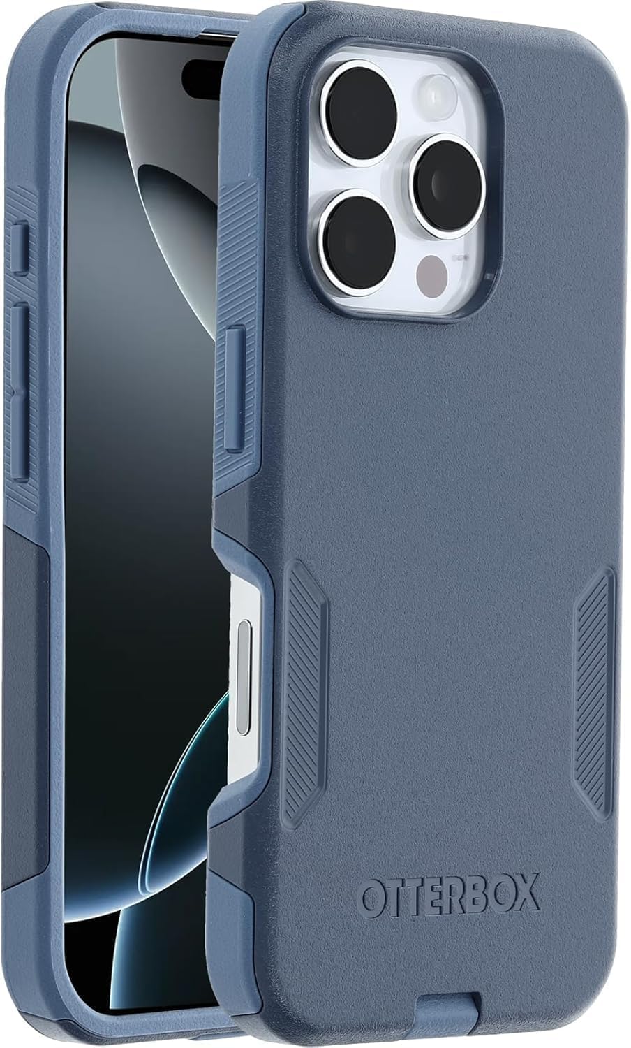 OtterBox iPhone 16 Pro Case - Commuter Series - Baby Blue Jeans - Slim, Rugged, Dual-Layer Protection, MagSafe Compatible, Shock-Absorbing, Drop Resistant - Non-Retail Packaging