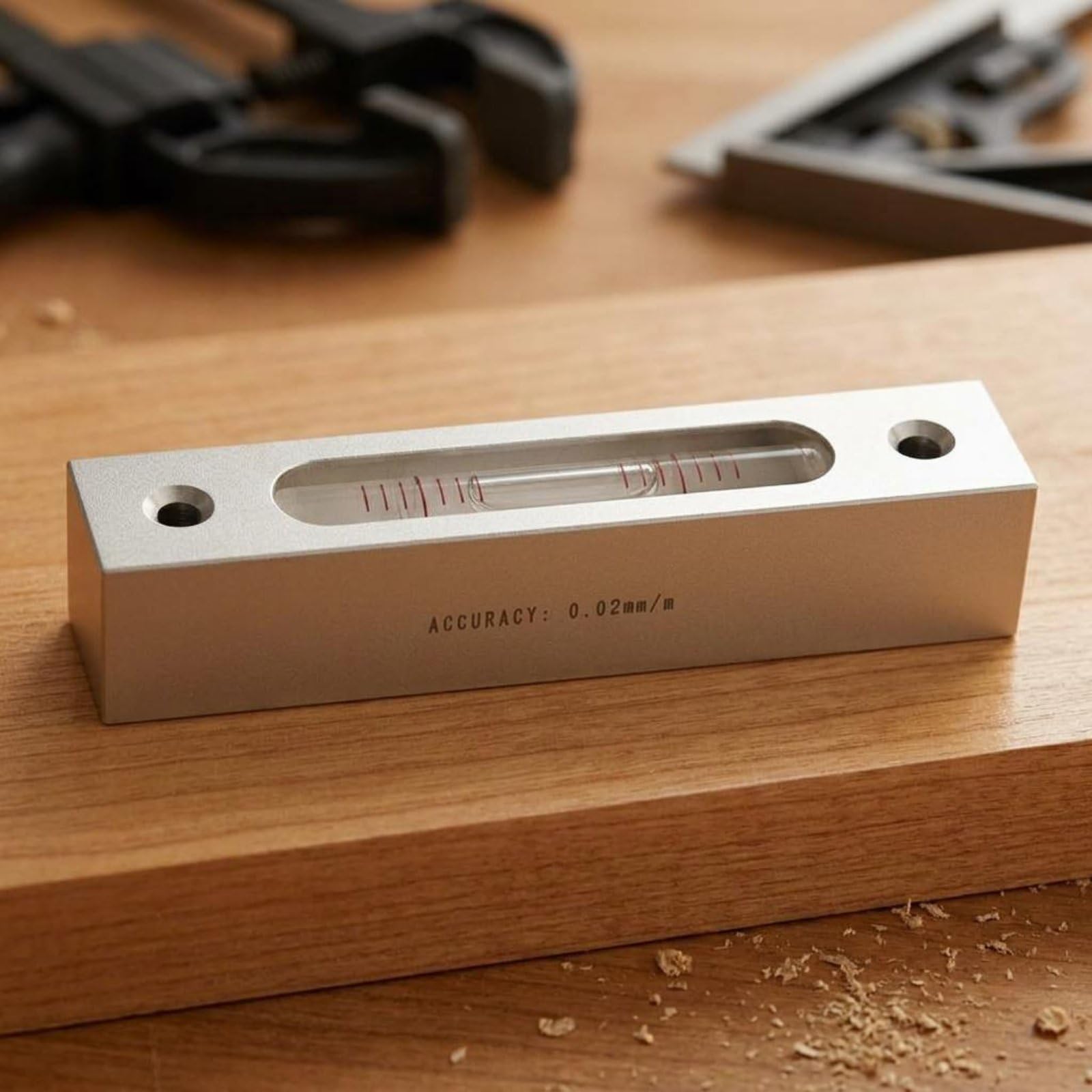 Wasserwaage Mini Wasserwaage Nivelliergerät Richtlatte aus Aluminiumlegierung für Genaue Ausrichtung Im Kleinformat Tragbar Und Stabil Klare nanzeige, style to 1